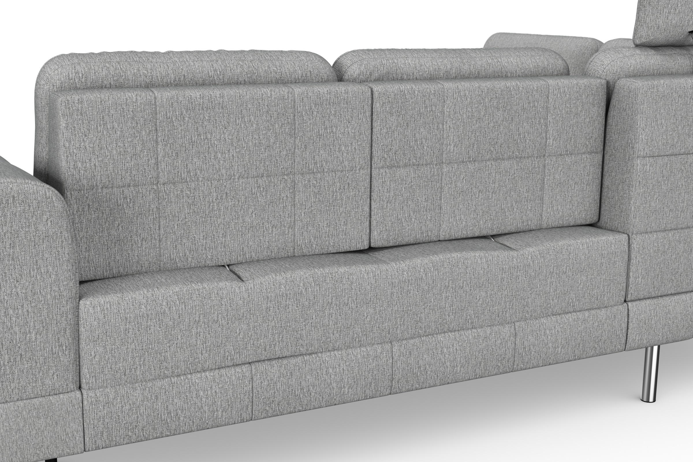 sit&more Ecksofa »Bendigo L-Form«, inklusive Sitztiefenverstellung, Bodenfreiheit 15 cm, in 2 Fußfarben