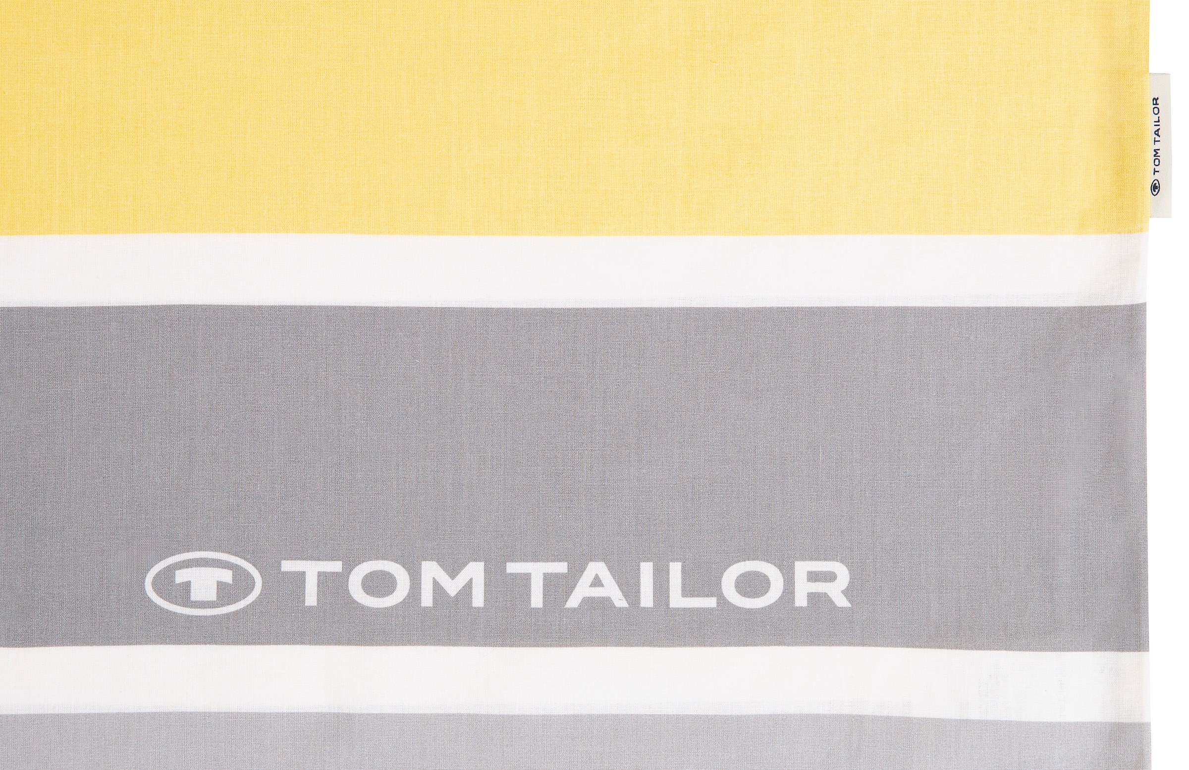 TOM TAILOR HOME Bettwäsche »Felix in Gr. 135x200 oder 155x220 cm«, mit GRATIS-Zugabe: Gästehandtuch, mit Reißverschluss