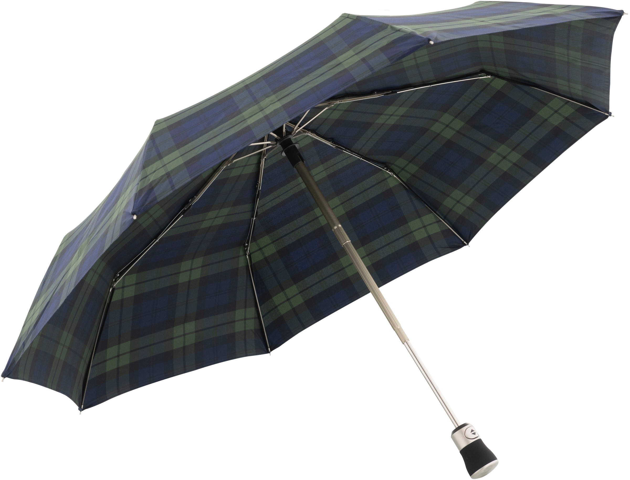MANUFAKTUR Taschenregenschirm bestellen online Europe grün/blau«, | doppler »Classic, BAUR in karo Made