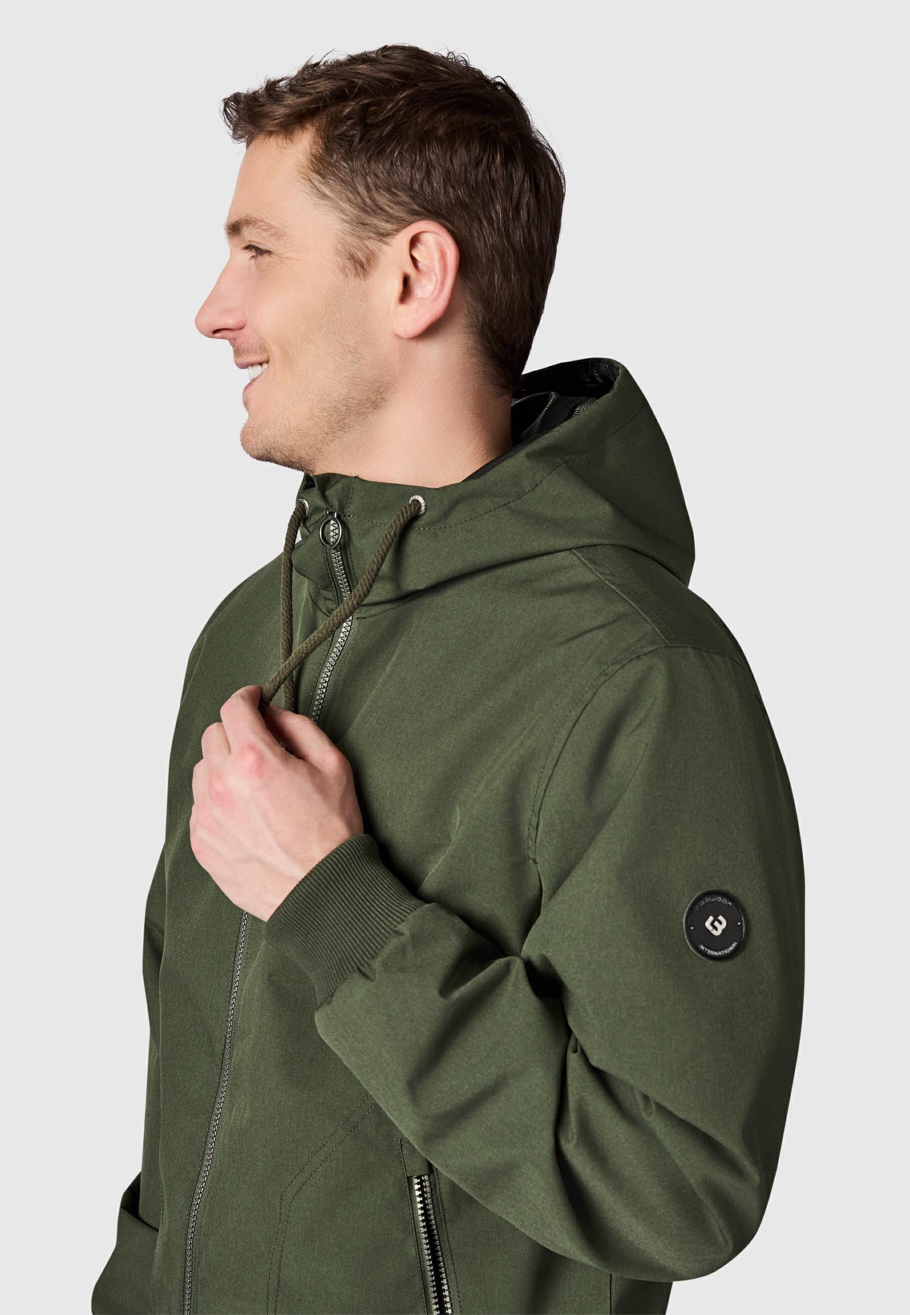 Ragwear Outdoorjacke »Stuartt Summer YOUMODO« mit Kapuze Wasserdichte Übergangsjacke mit Kapuze