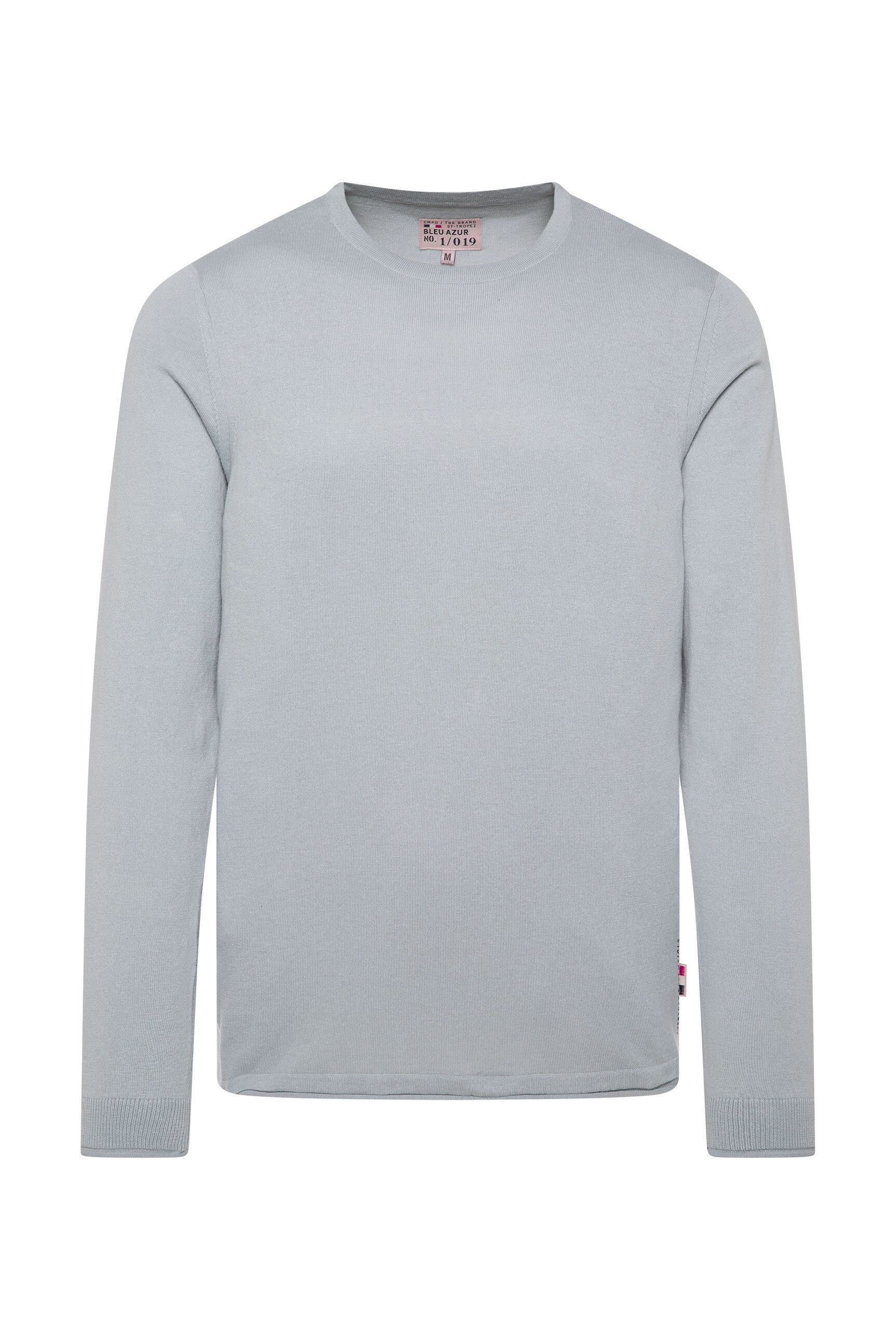 CMPD Rundhalspullover mit Rollsäumen günstig online kaufen