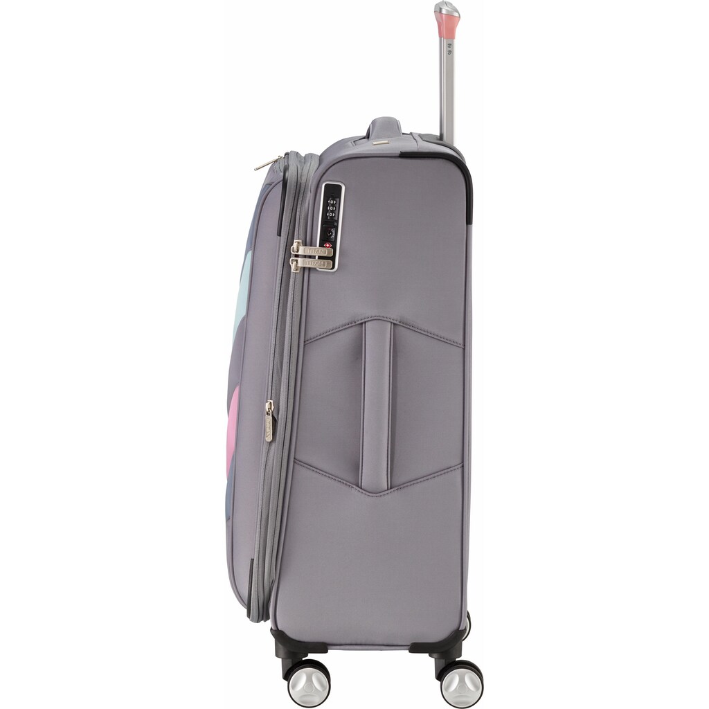 TITAN® Weichgepäck-Trolley »Spotlight Soft, 65 cm«, 4 Rollen, mit 4 Rollen