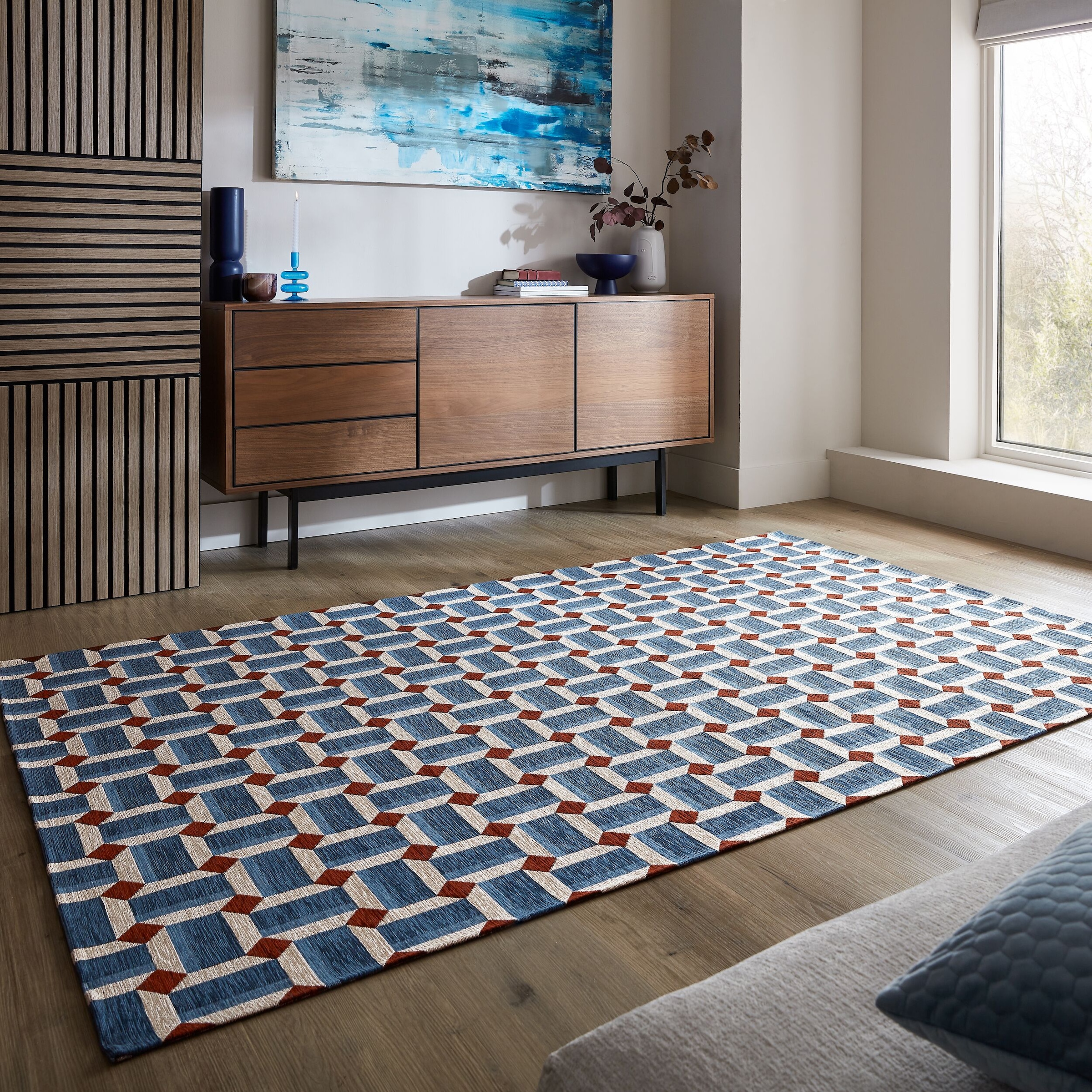 FLAIR RUGS Teppich "Lennox Geometric" rechteckig 1 mm Höhe günstig online kaufen