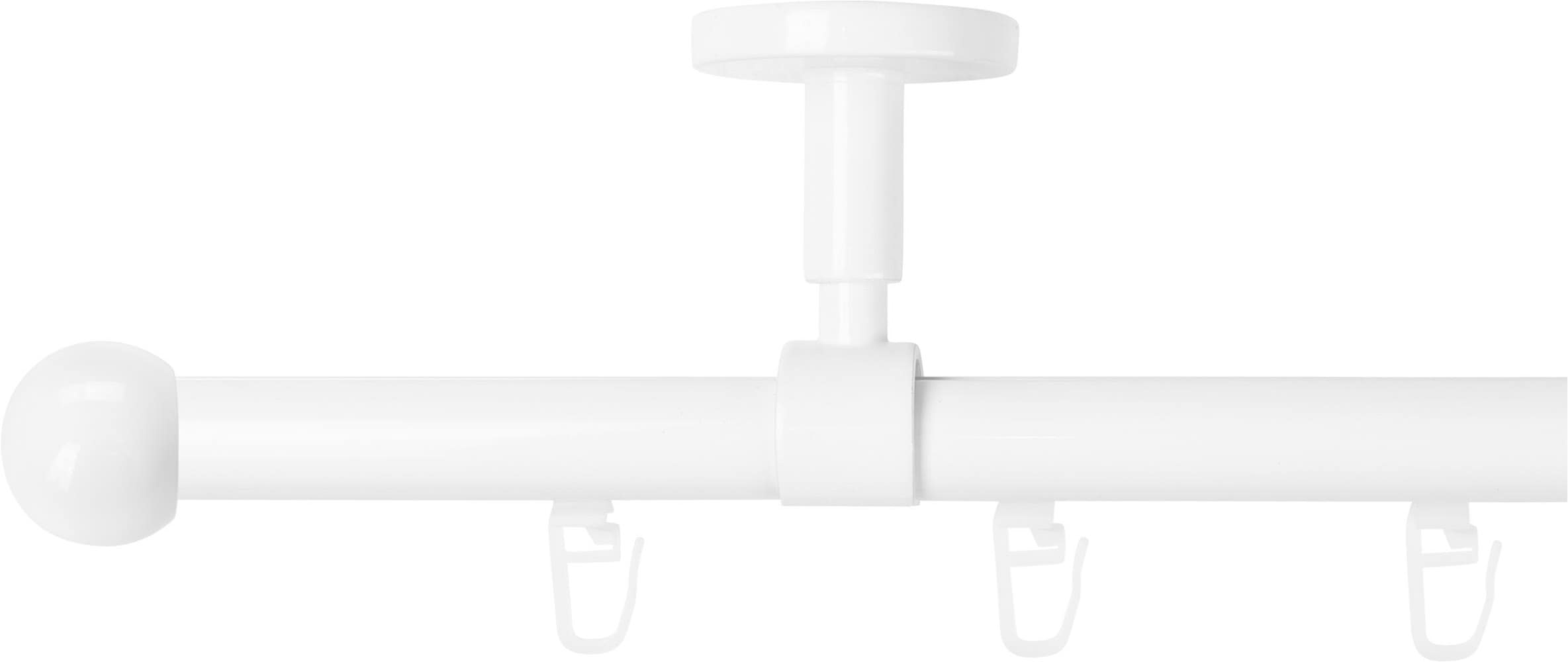 SN DECO GROUP Gardinenstange "Gardinenstange Innenlauf Straßburg Ø 19 mm, 1-läufig, Fixmaß" Ø 19 mm Fixmaß;kürzbar