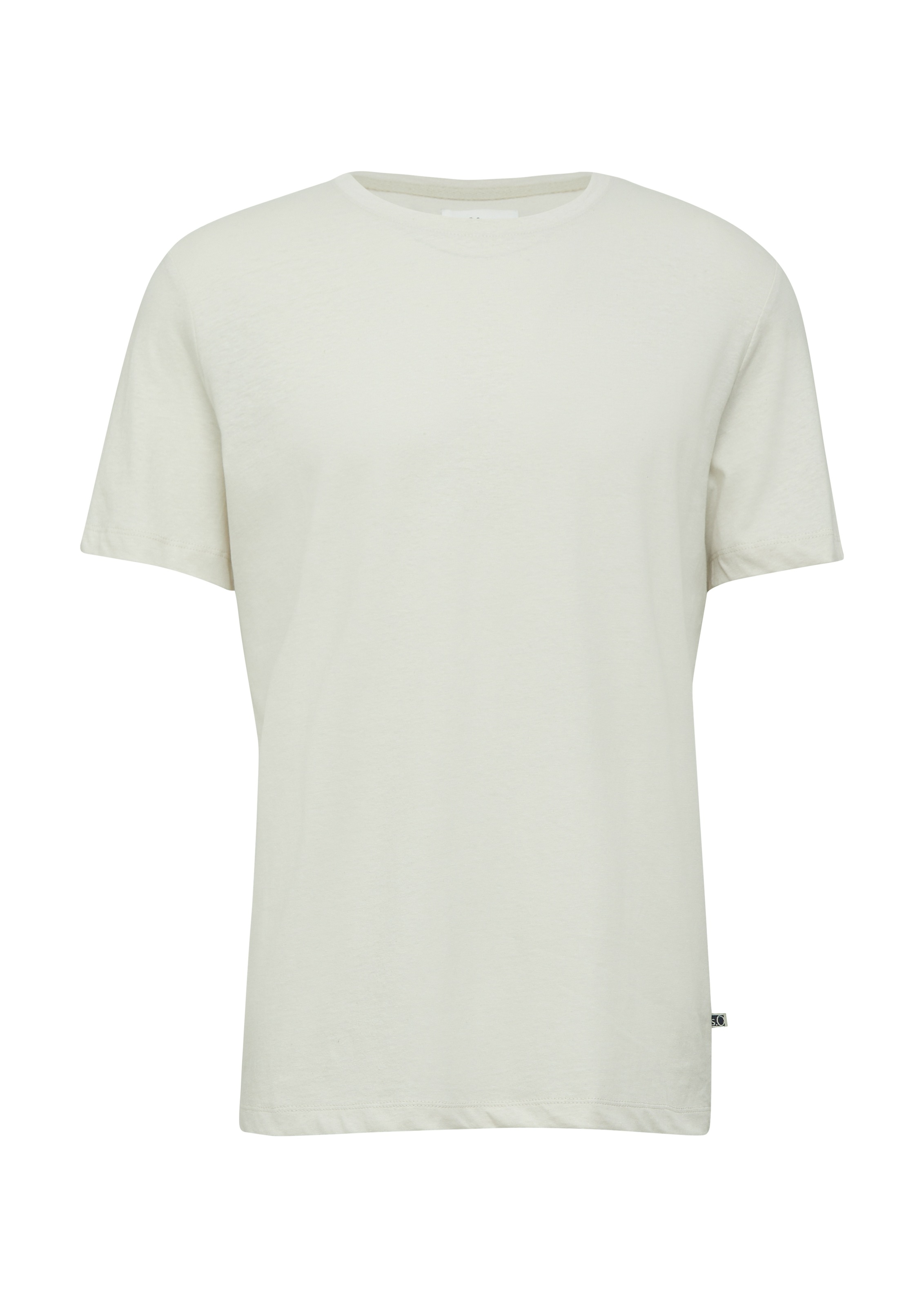 s.Oliver T-Shirt, mit Leinenanteil