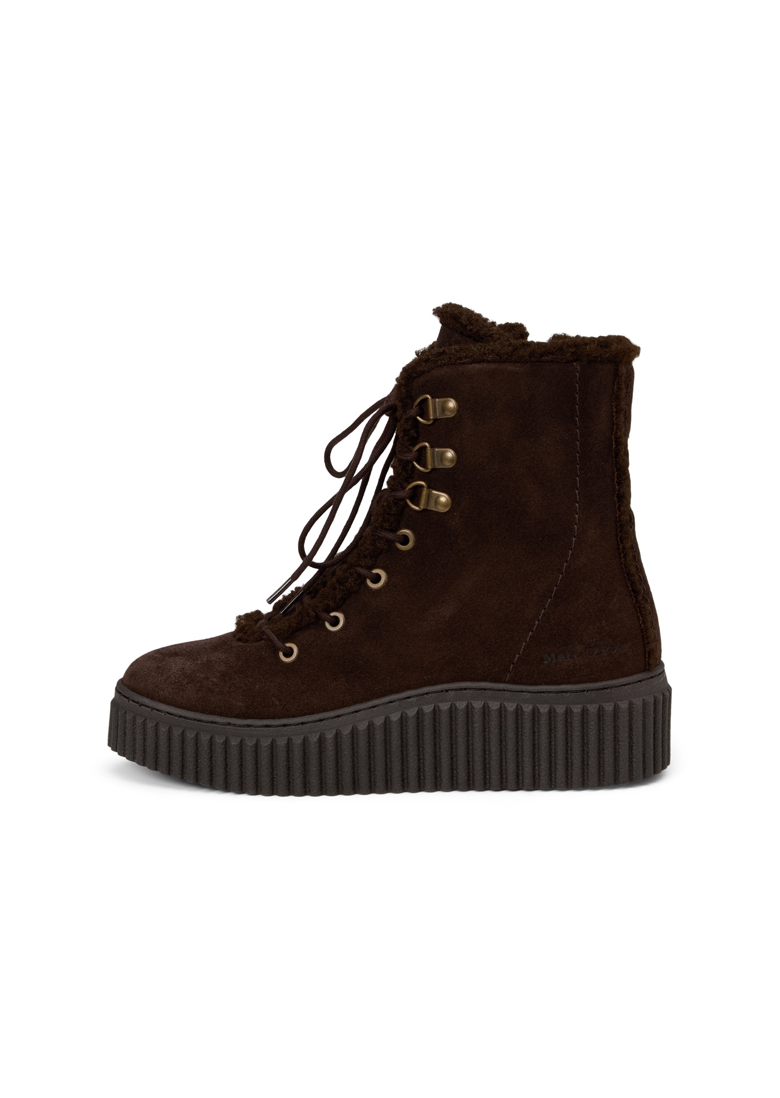 Marc O'Polo Stiefelette »mit markanter Rillen-Plateausohle«