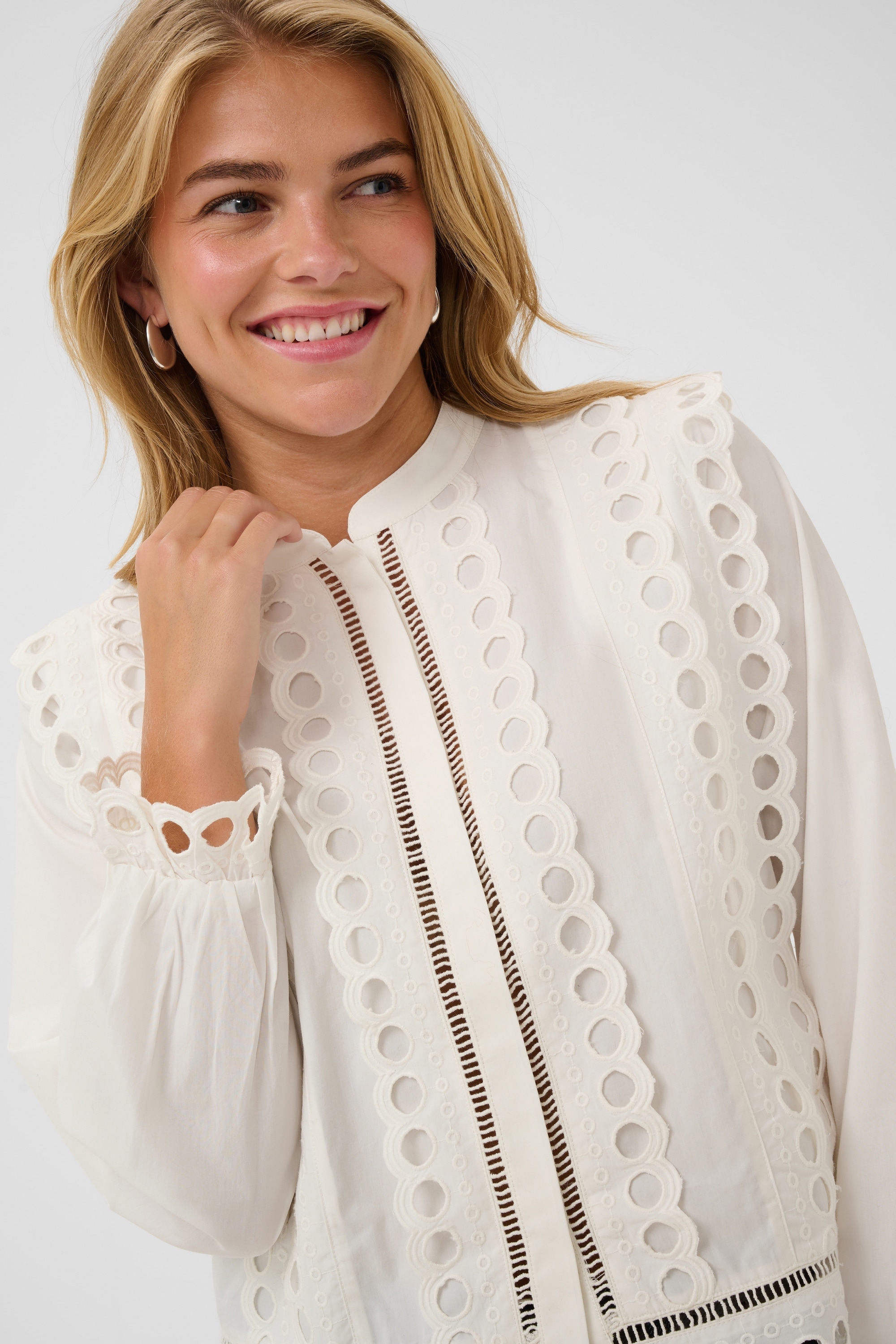 Saint Tropez Langarmhemd »Damen Langarm - Hemd MarleeSZ«