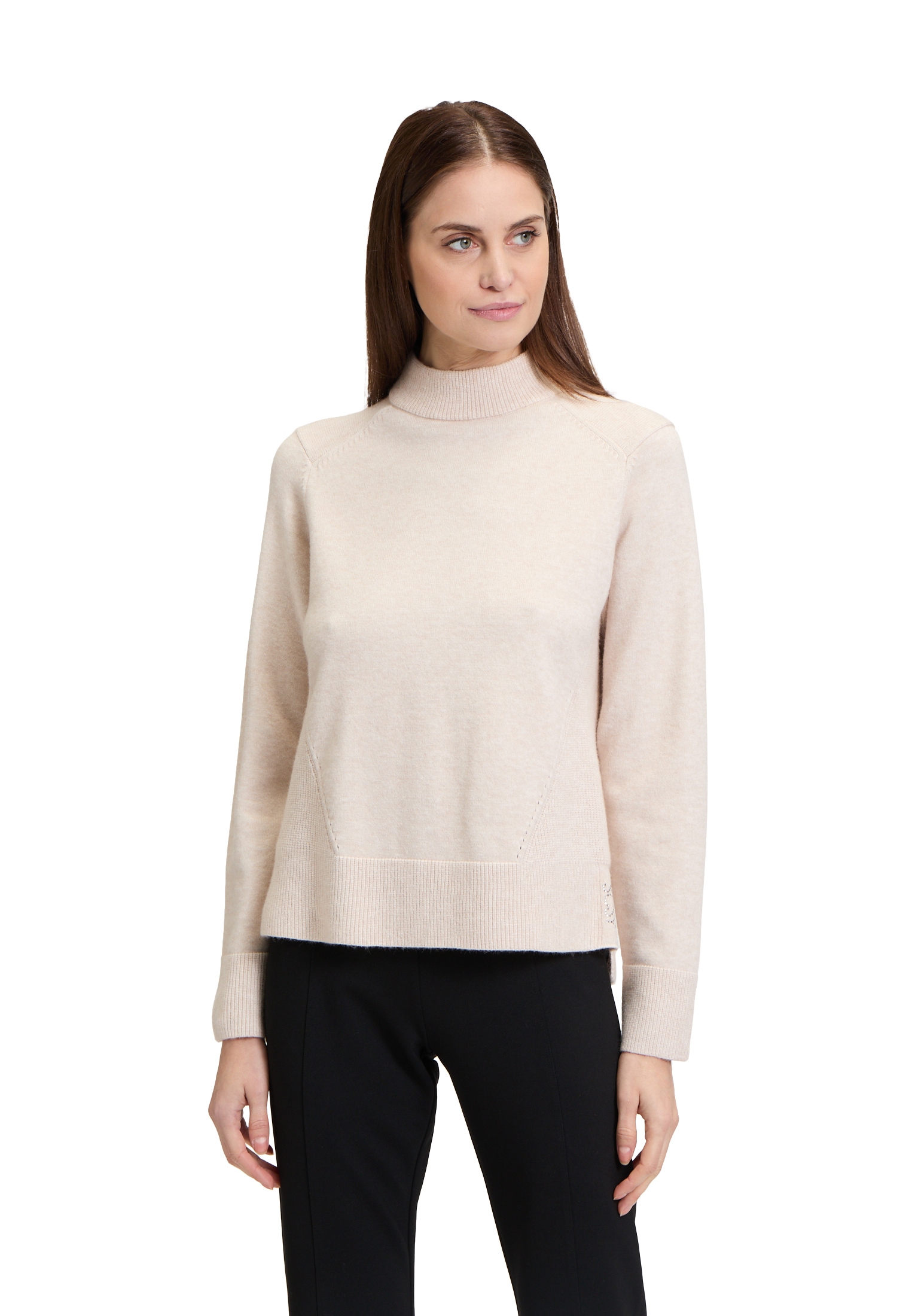 Betty Barclay Strickpullover "Damen Feinstrickpullover mit Rippenstruktur" günstig online kaufen