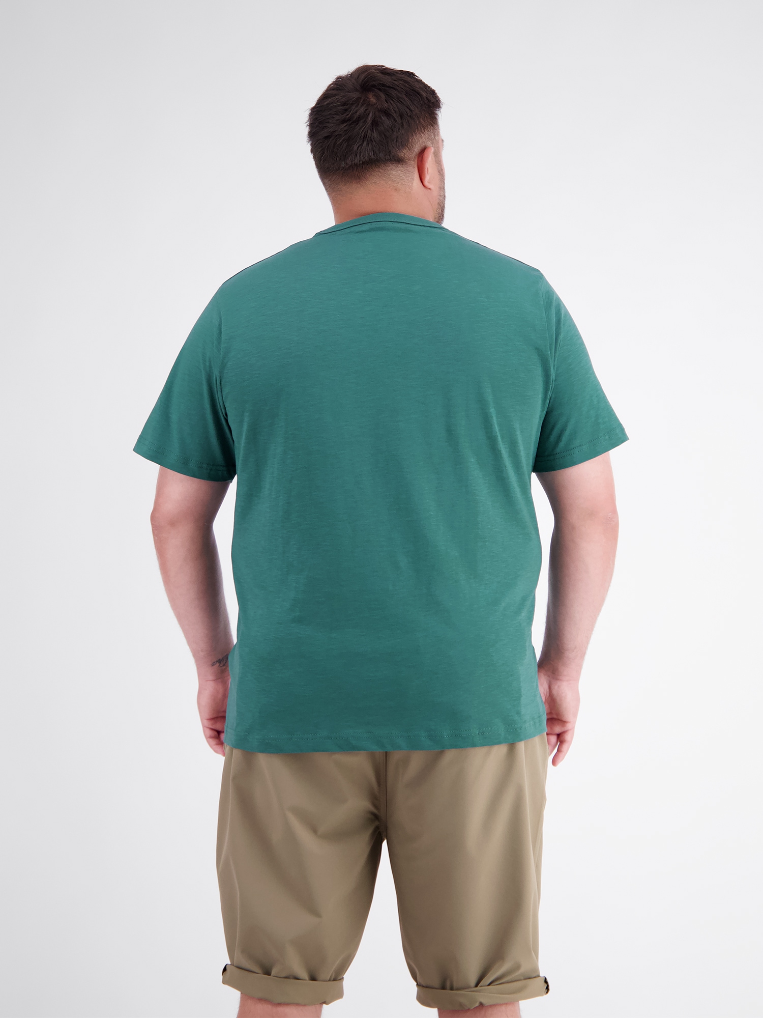 LERROS T-Shirt »T-Shirt mit O-Neck in großen Größen«