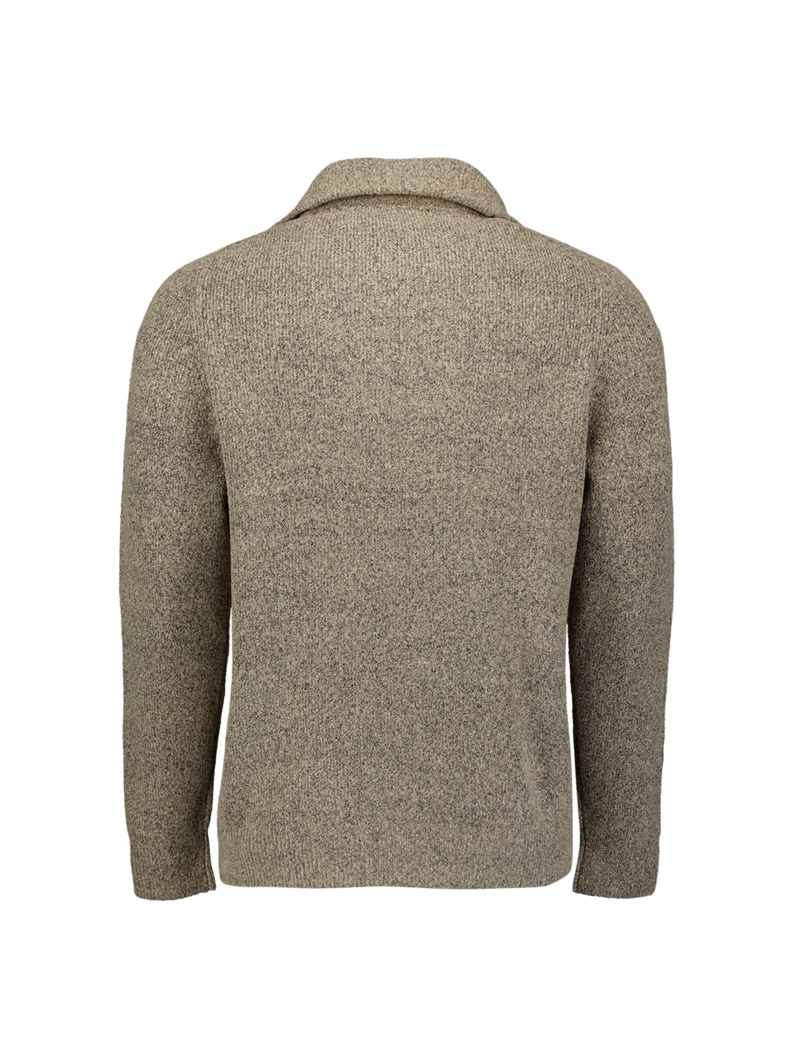 NO EXCESS Stehkragenpullover »No Excess Wollpullover mit hohem Reißverschluss«