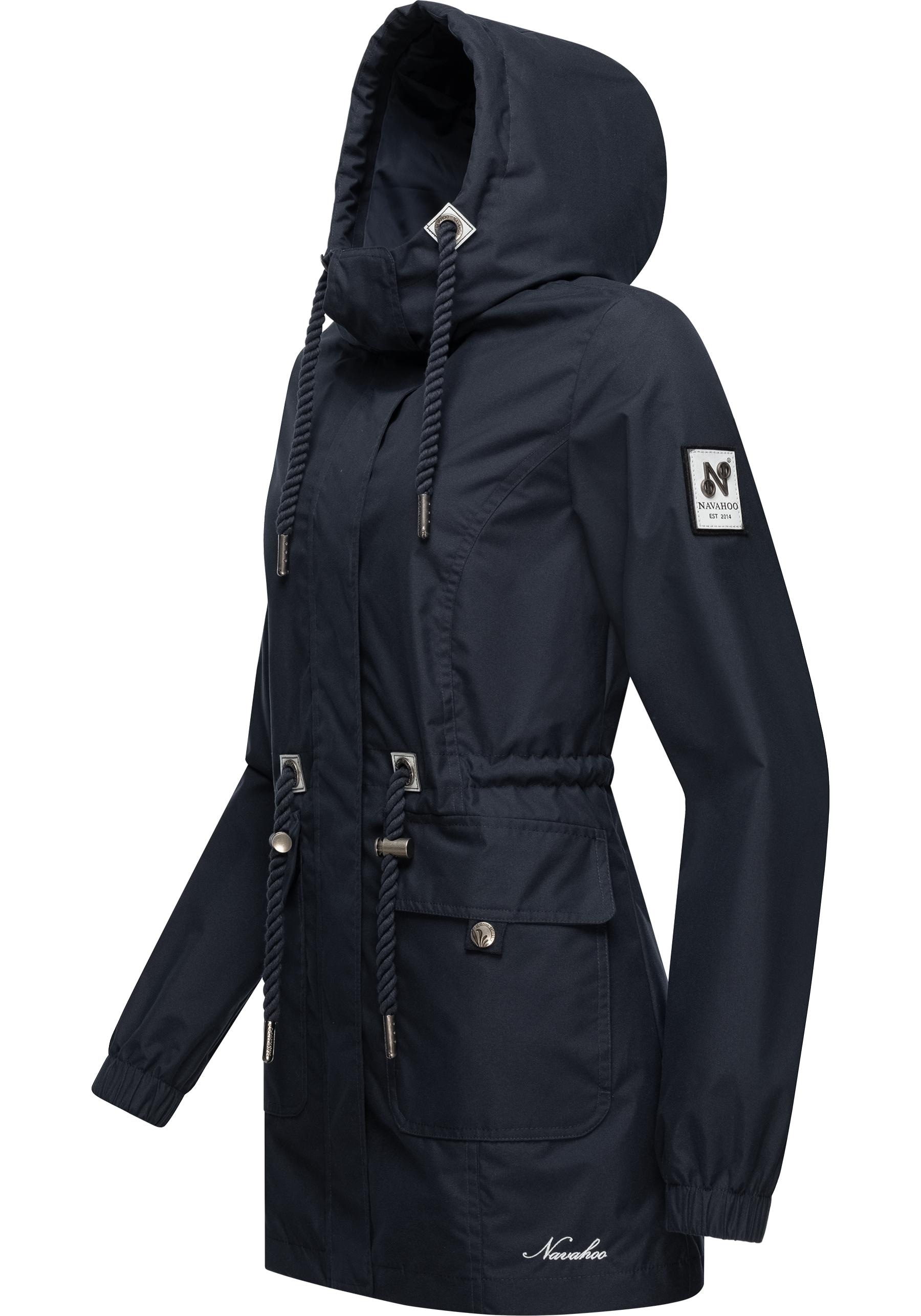 Navahoo Outdoorjacke "Neophee", mit Kapuze, Damen Übergangs Parka aus recyc günstig online kaufen