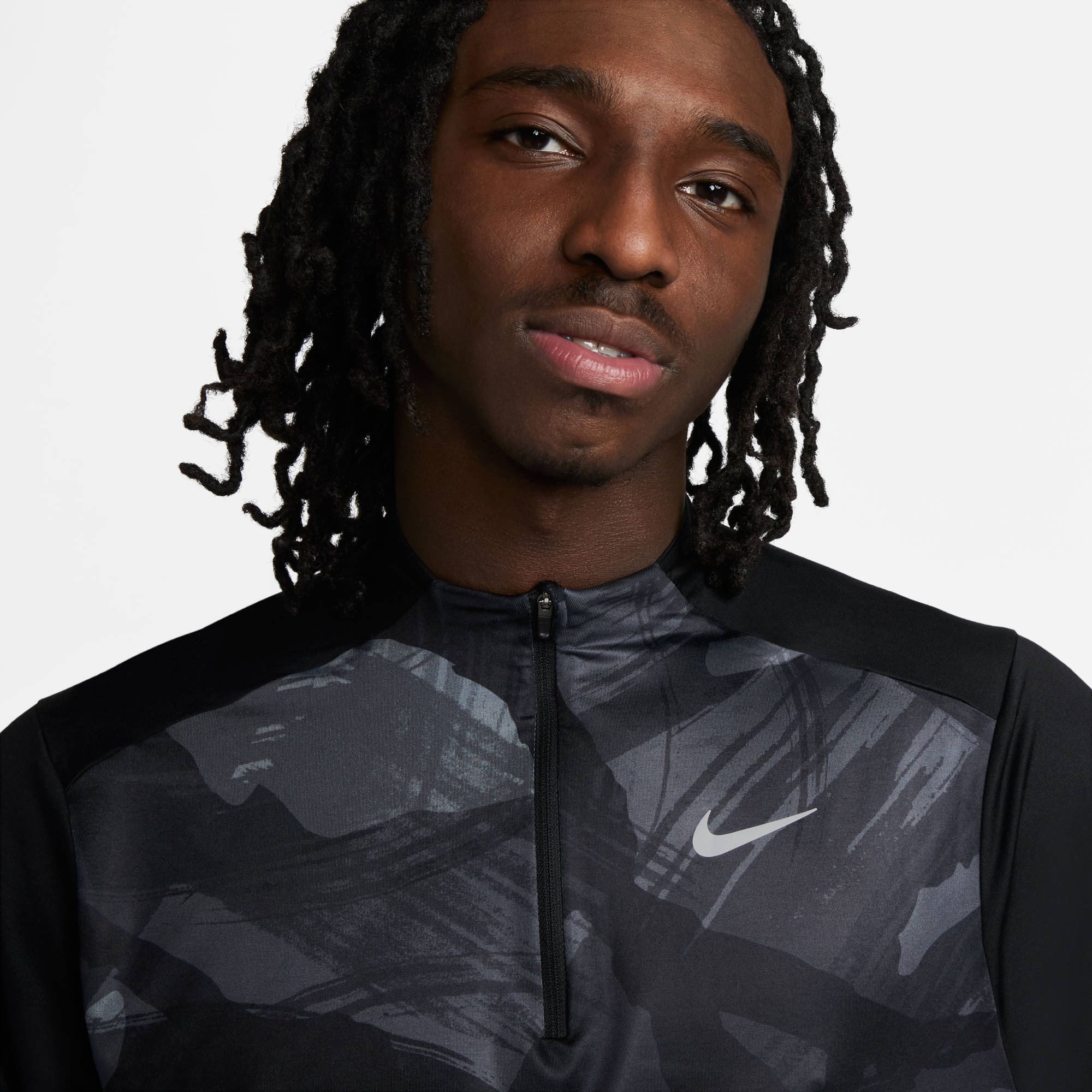 Nike Laufshirt »M NK DF ELMNT CAMO TOP HZ«
