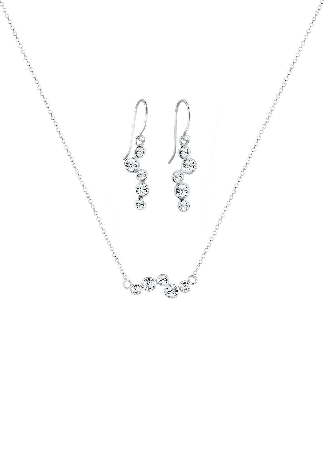 Elli Schmuckset »(Set,4 tlg) mit Kristalle Rund«