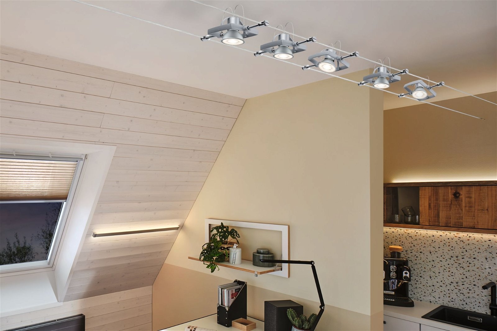 Paulmann LED-Leuchtmittel »3er Set 450lm 2700K 36° chrom 12V«, 3 St., Warmweiß