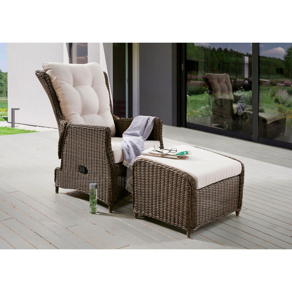 Destiny Gartenlounge-Set »CASA RELAX CASA«, (Set, 4 tlg.)