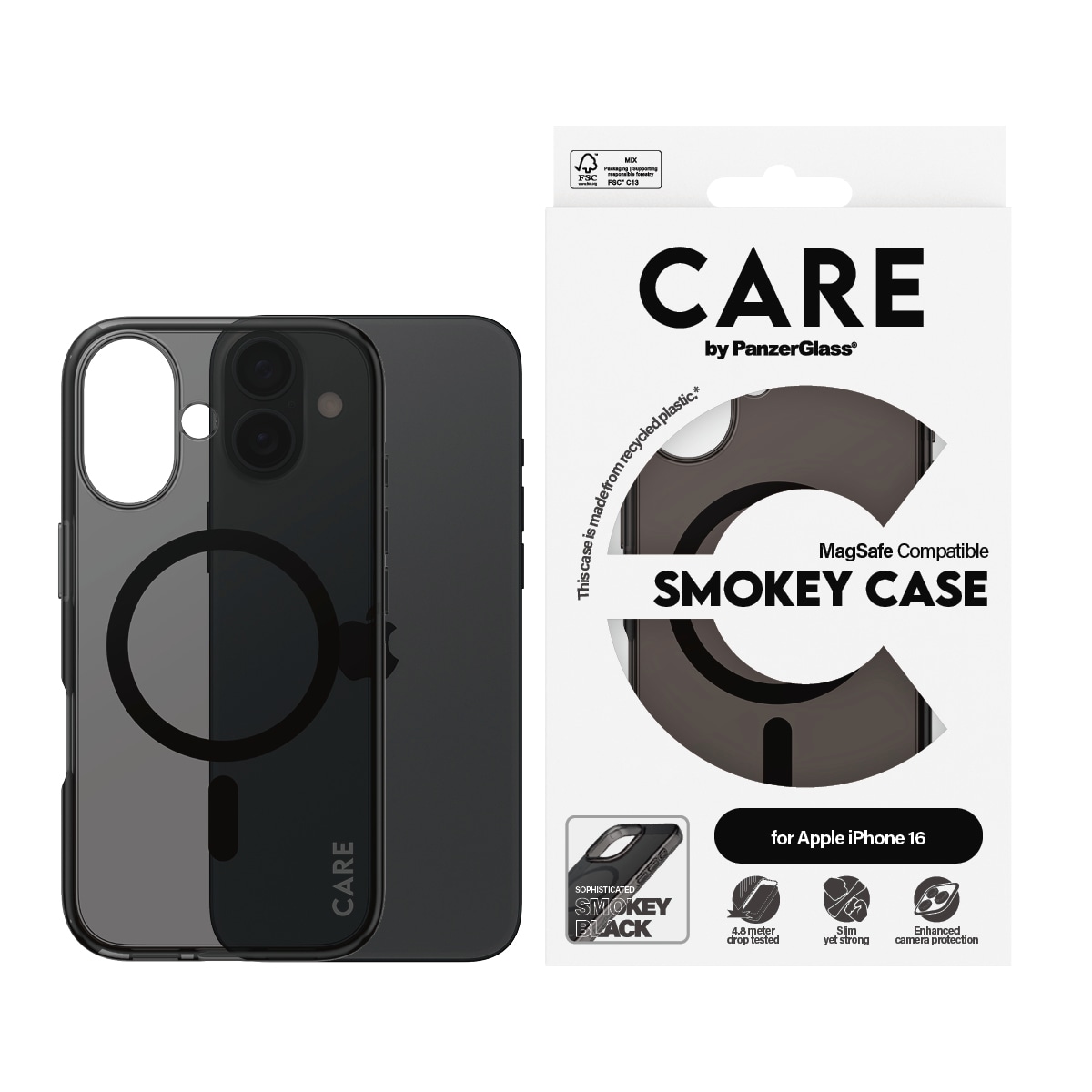 CARE by PanzerGlass Mobiliojo telefono dėklas »Smokey Case...