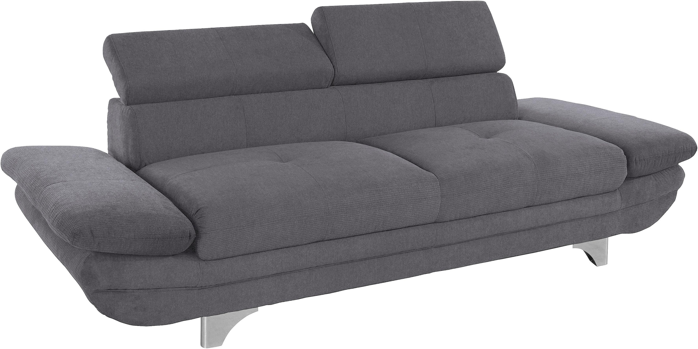 COTTA 3-Sitzer "Enterprise, B: 233cm, modernes Einzelsofa" Big-Sofa, mit Armteilverstellung & Kopfteilverstellung