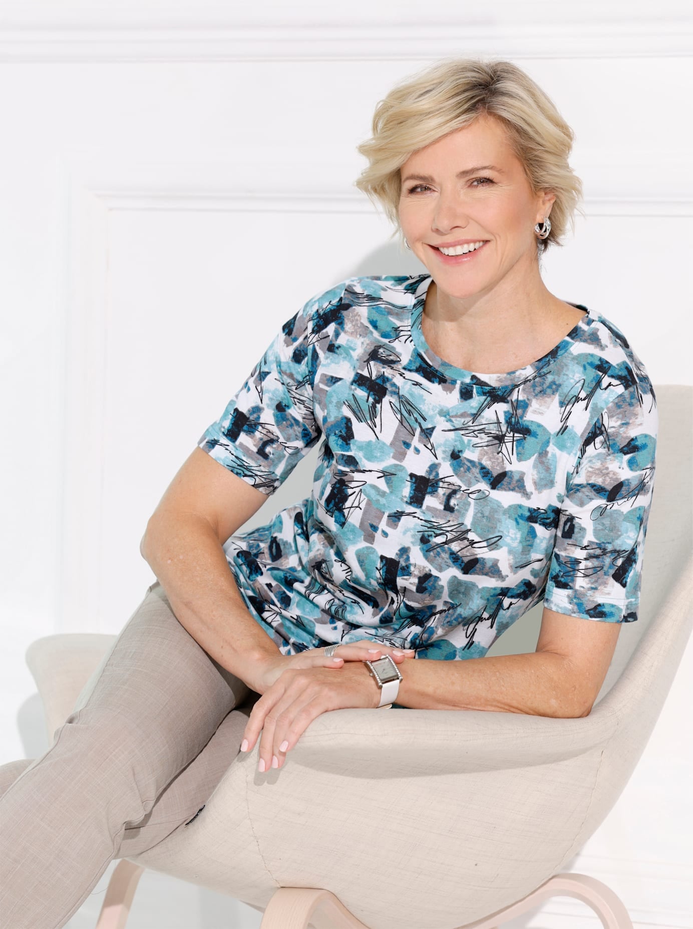 Classic Rundhalsshirt "Kurzarm-Shirt" 1 tlg. günstig online kaufen