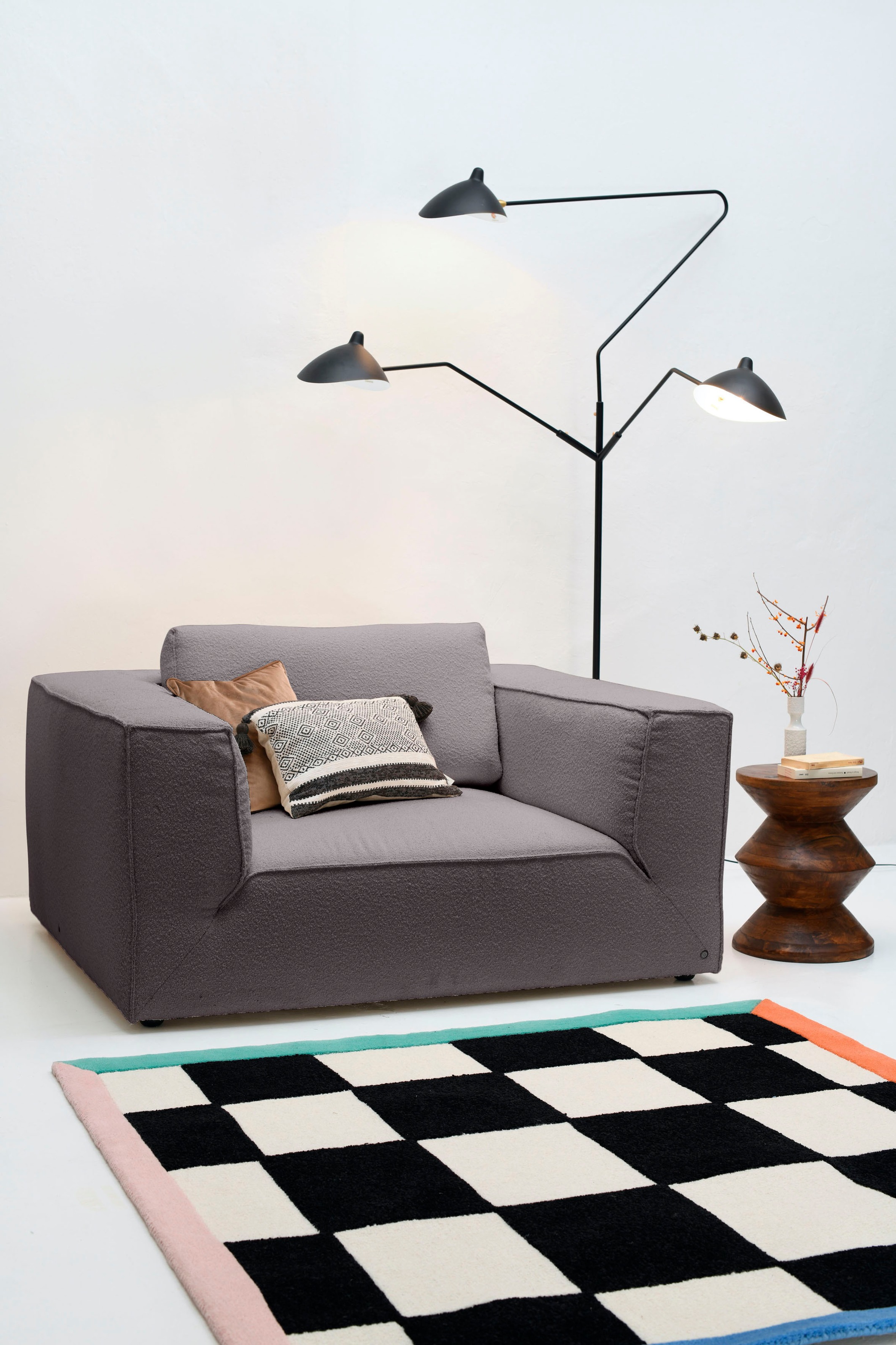TOM TAILOR HOME Loveseat "BIG CUBE STYLE", mit bequemen Stegkissen, extra g günstig online kaufen
