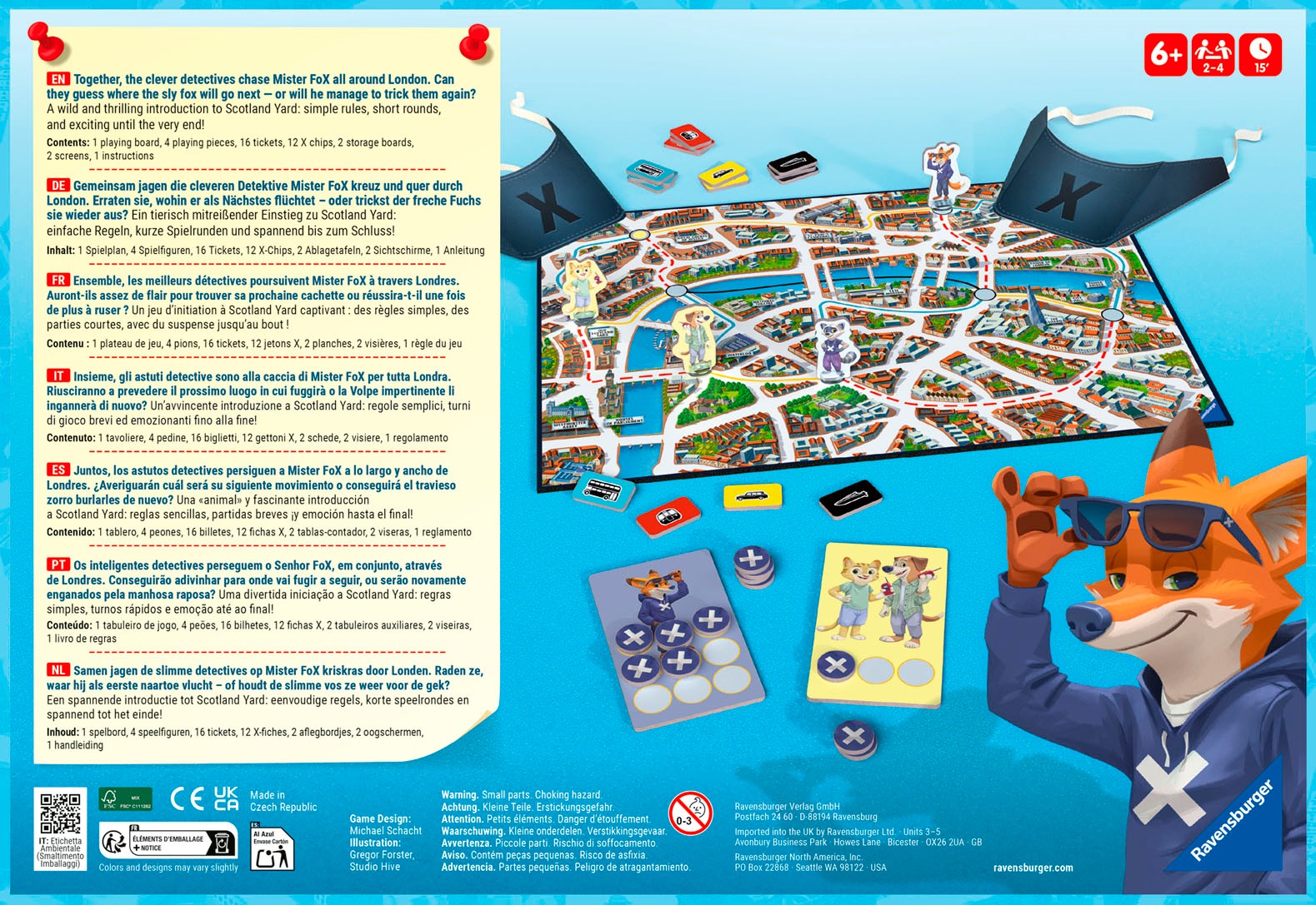 Ravensburger Spiel »Scotland Yard Junior«, Made in Europe, FSC® - schützt Wald - weltweit