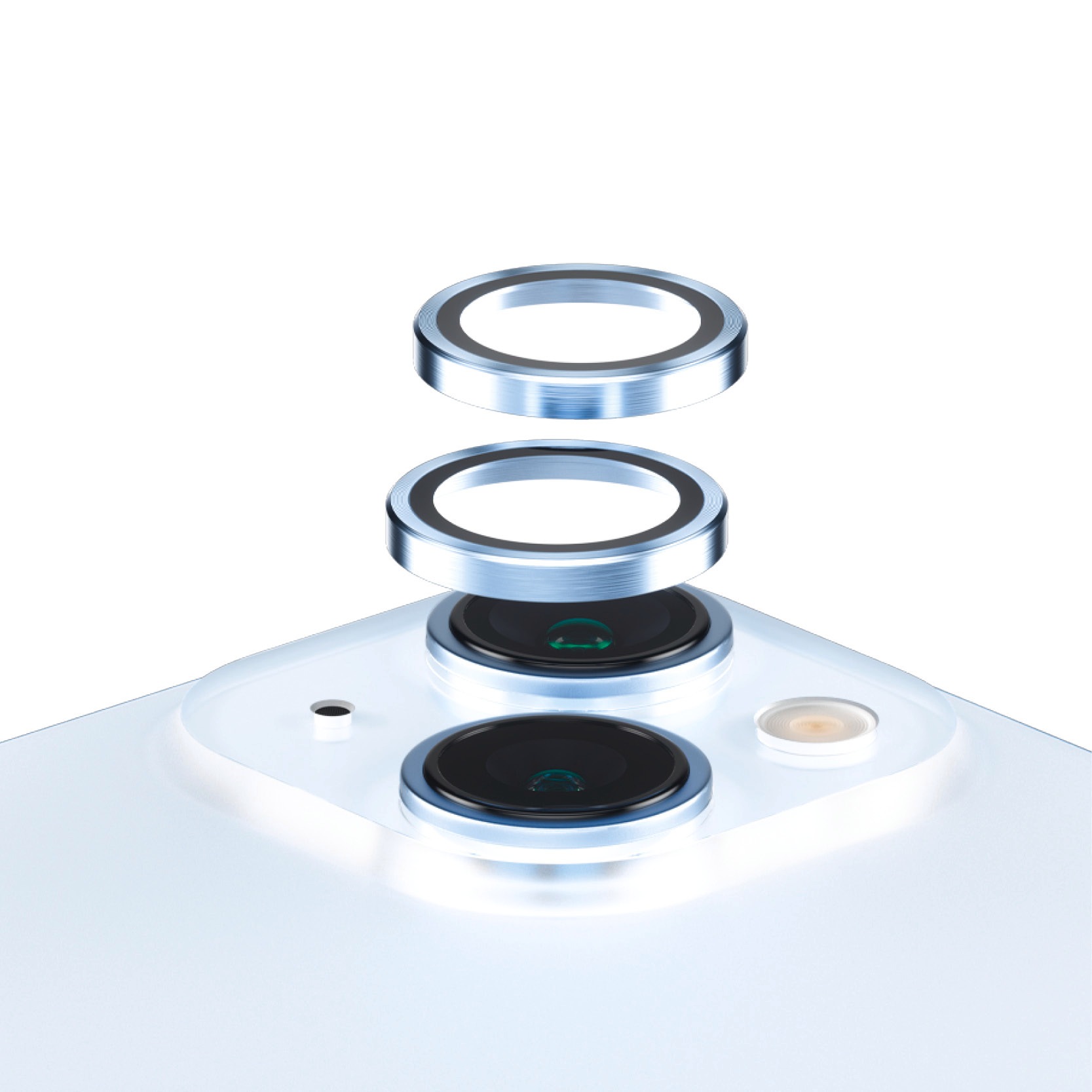 PanzerGlass Kameraschutzglas »Hoops Camera Protector«, für Apple iPhone 15-Apple iPhone 15 Plus