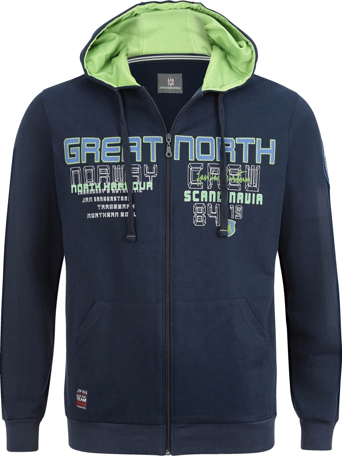 Jan Vanderstorm Kapuzensweatjacke »Sweatjacke STORR«