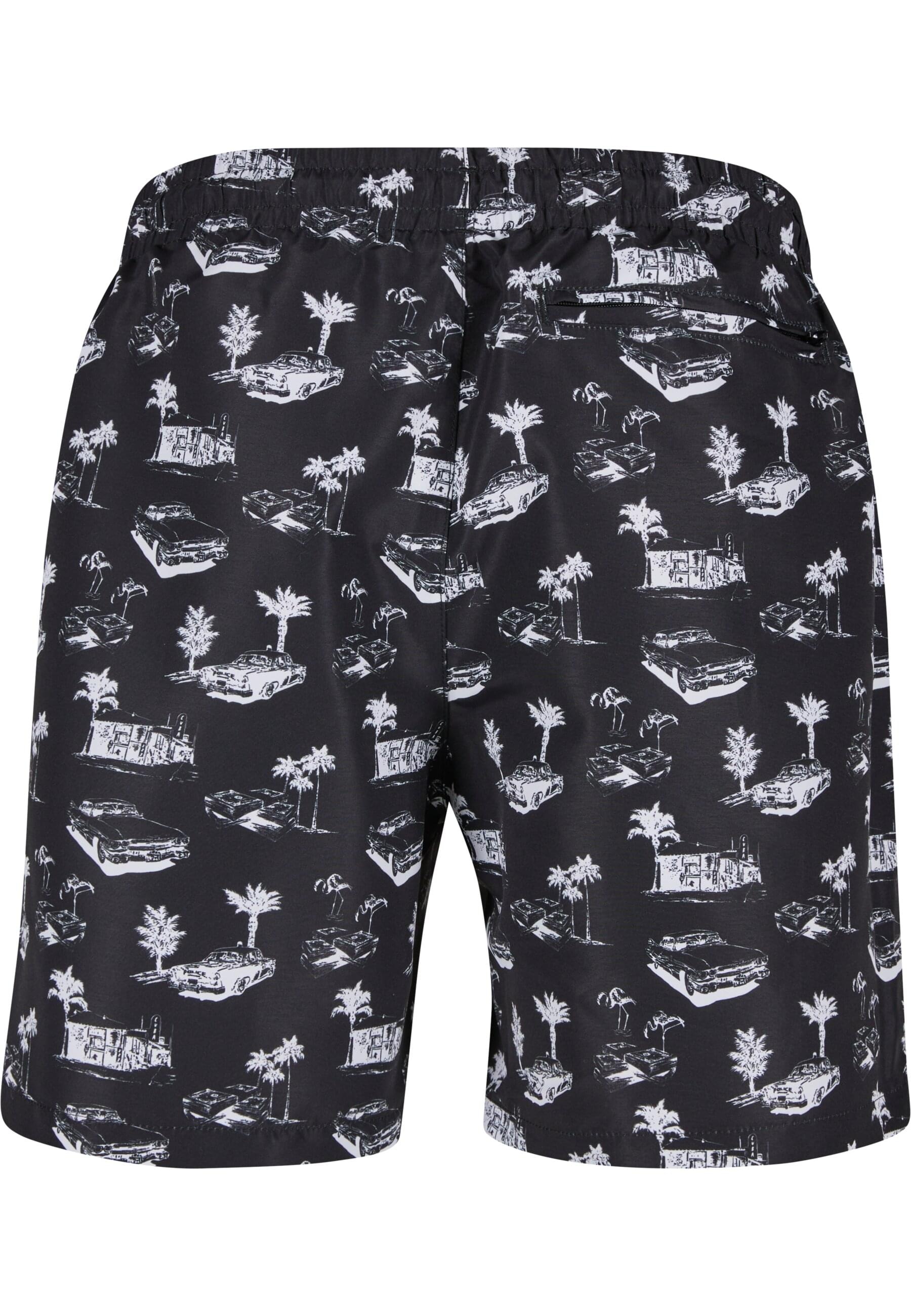 URBAN CLASSICS Badeshorts "Urban Classics Herren Pattern Swim Shorts" günstig online kaufen