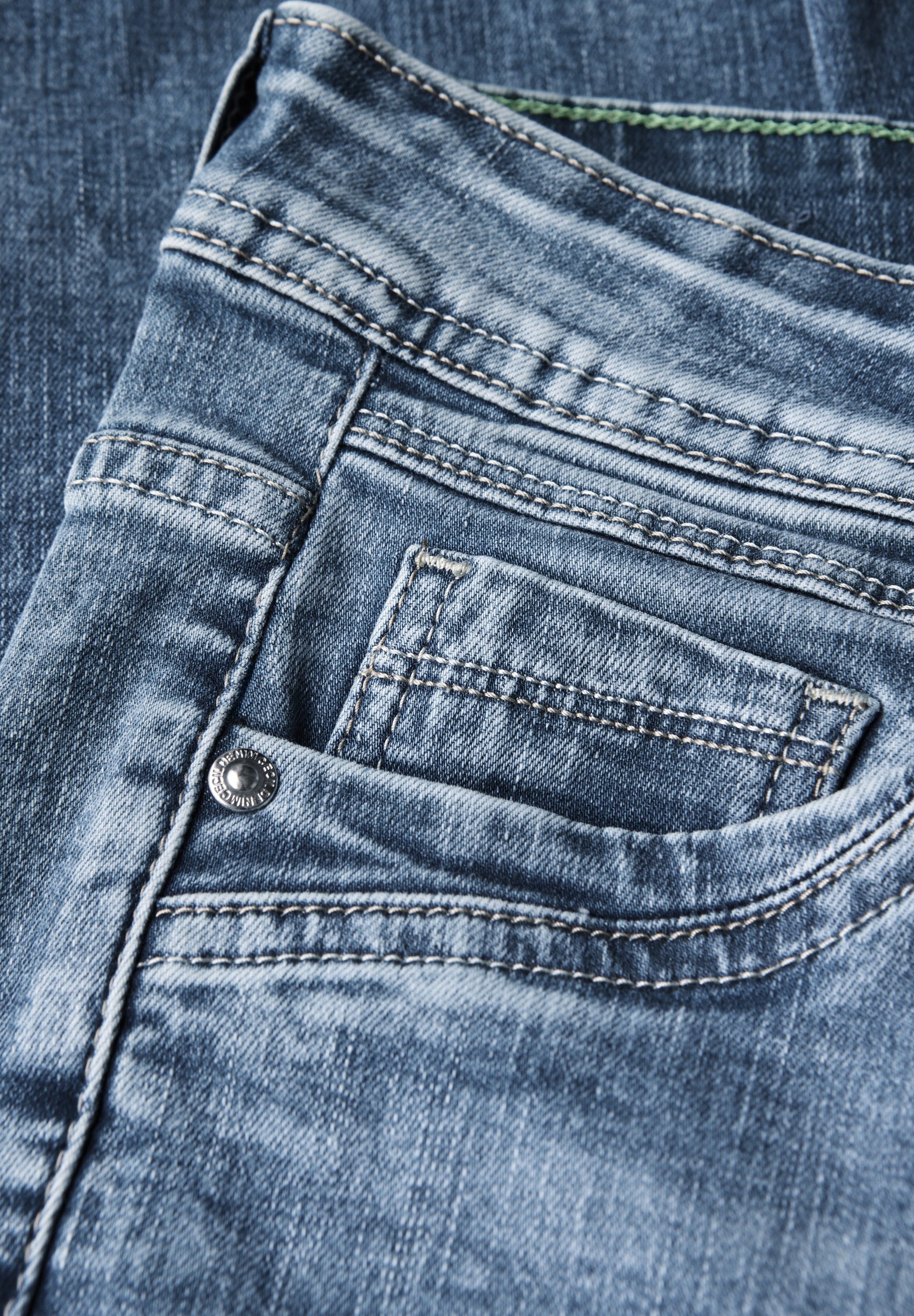 Thumbnail - Cecil Gerade Jeans Middle Waist