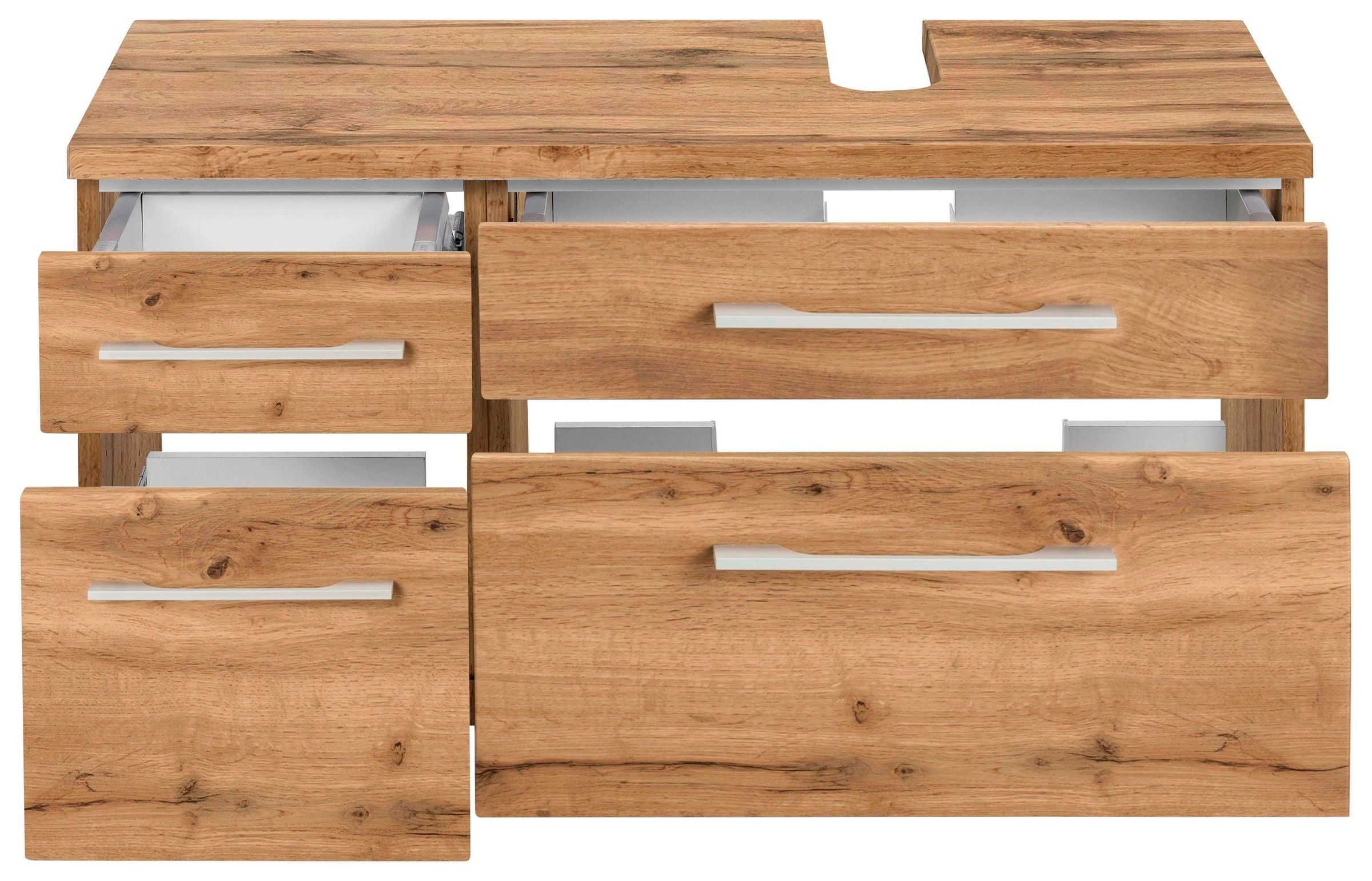 welltime Waschbeckenunterschrank »Davos«, Breite 90 cm