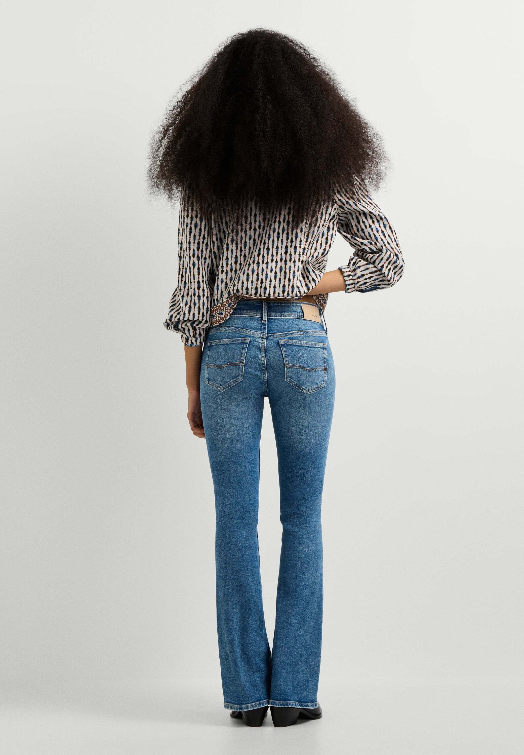 Pepe Jeans Slim-fit-Jeans »straight leg jeans FLARE LW PIMLICO«