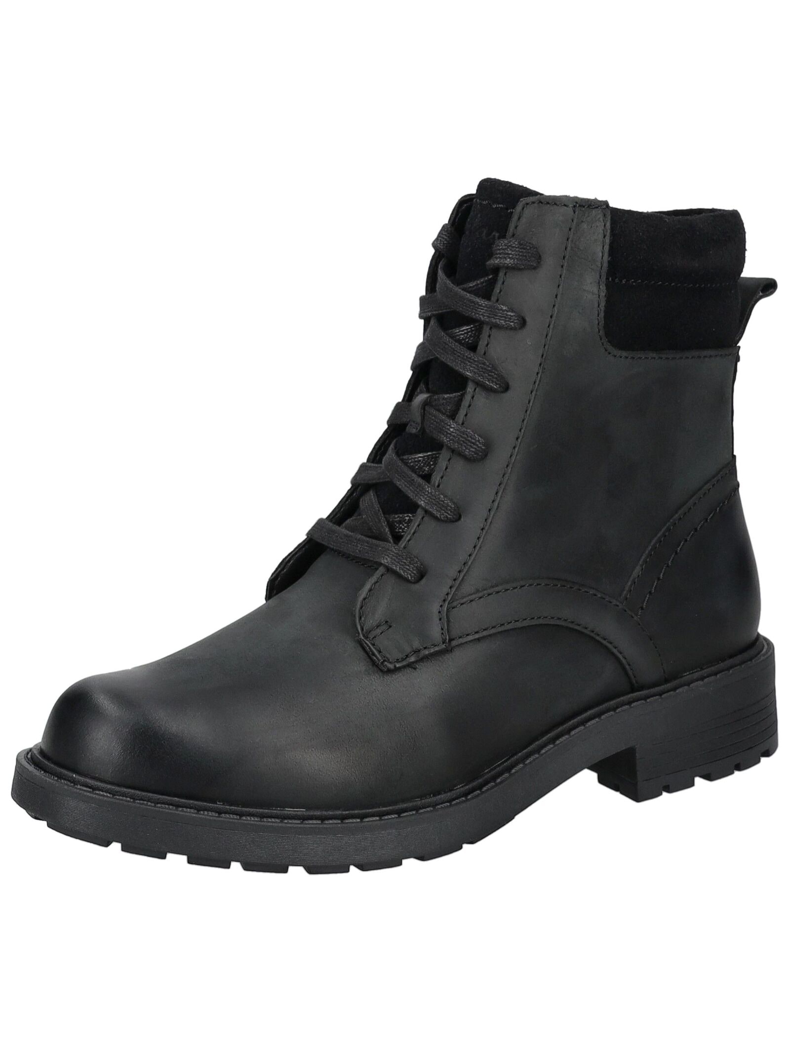 Clarks Schnürstiefelette "Clarks Stiefelette Leder" günstig online kaufen