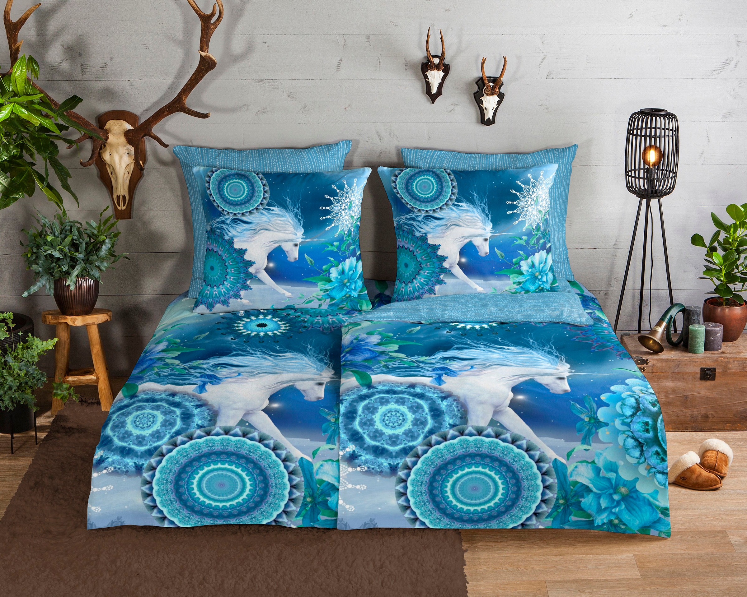 hip Wendebettwäsche "Lumi" 2 Stk. tlg. Biber, 135x200, Warm, Weich, Wendeop günstig online kaufen