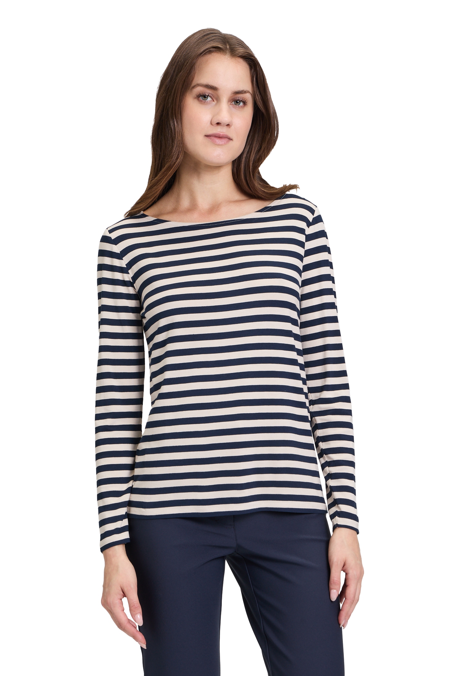 Kurzarmshirt »Betty Barclay Ringelshirt mit U-Boot-Ausschnitt«, Muster