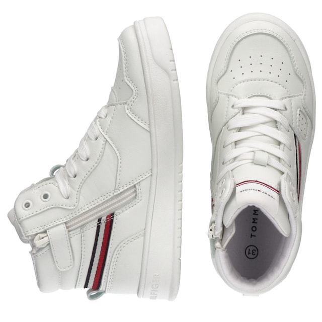 Tommy Hilfiger Sneaker »STRIPES HIGH TOP LACE-UP SNEAKER«, mit Textilband  in Logofarben ▷ für | BAUR