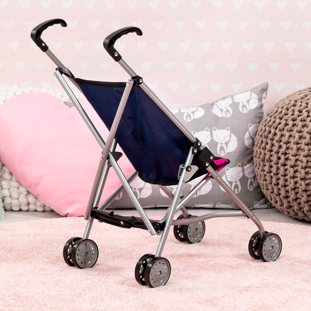 Bayer Puppenbuggy »blau mit Einhorn«