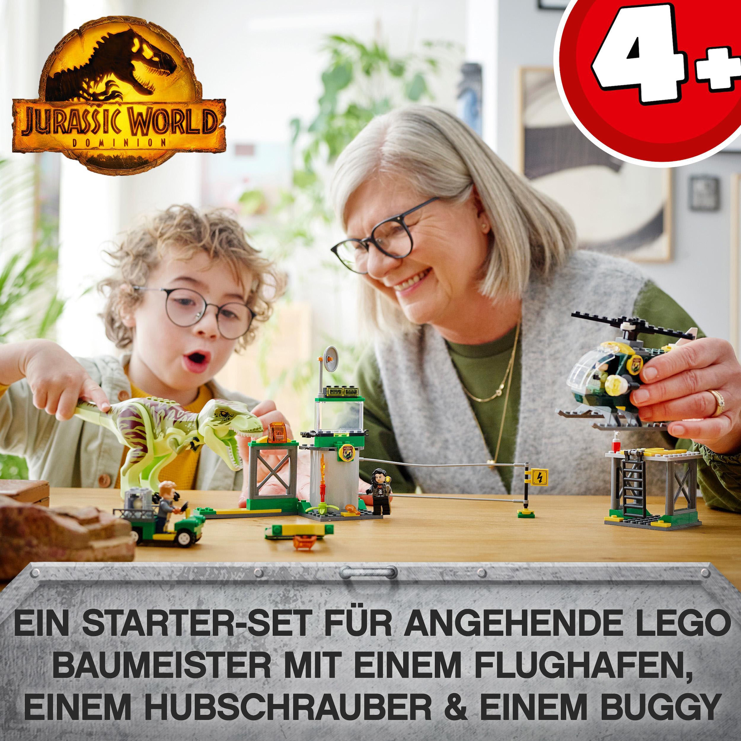 LEGO® Konstruktionsspielsteine »T. Rex Ausbruch (76944), LEGO® Jurassic World«, (140 St.), Made in Europe