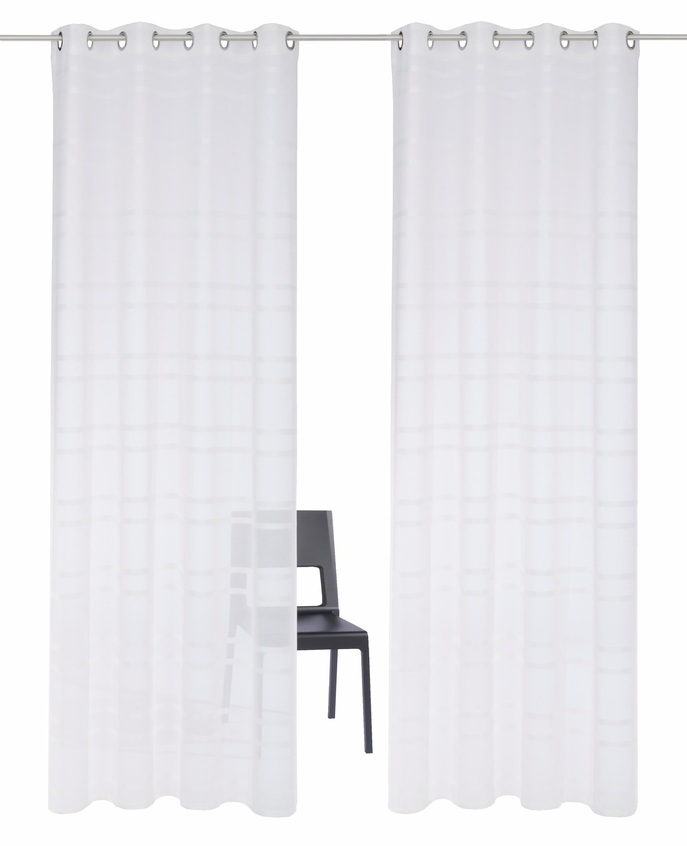 my home Gardine »Assen«, (2 | BAUR Polyester Transparent, St.), Voile