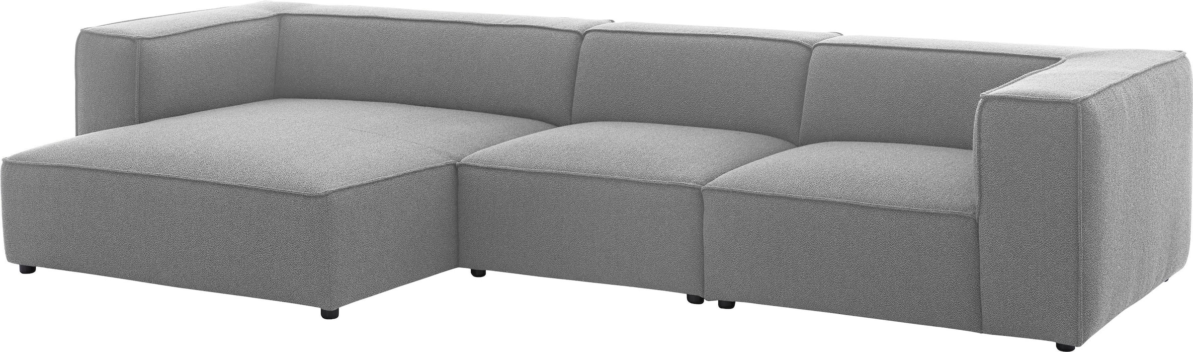 W.SCHILLIG Ecksofa »around-the-block«, mit eleganter Biese, mit Federkern, Breite 341 cm