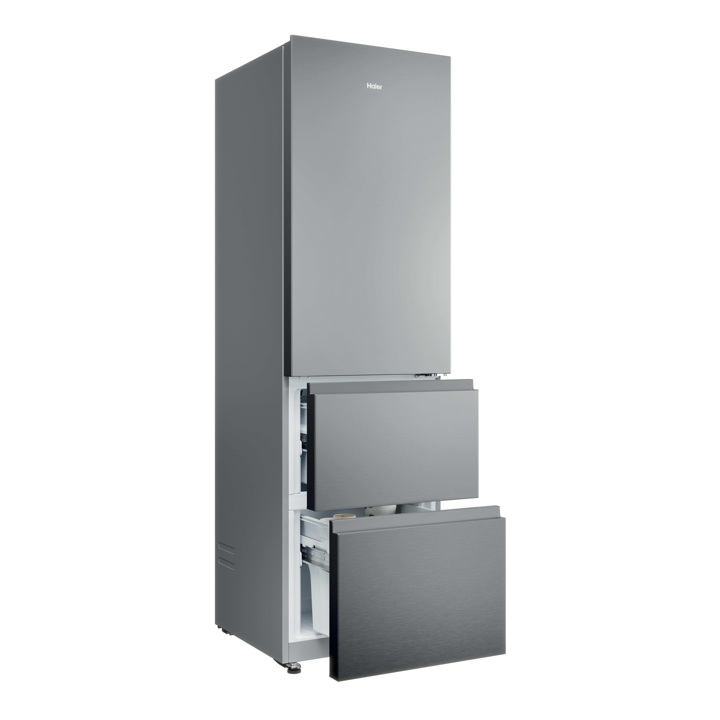 HAIER Kühl-/Gefrierkombination "HTR3518ENMX", Rechtsanschlag, NoFrostedelstahl, Kühlschränke, Easy Access-Gefrierschubladen: Alles schnell gefunden