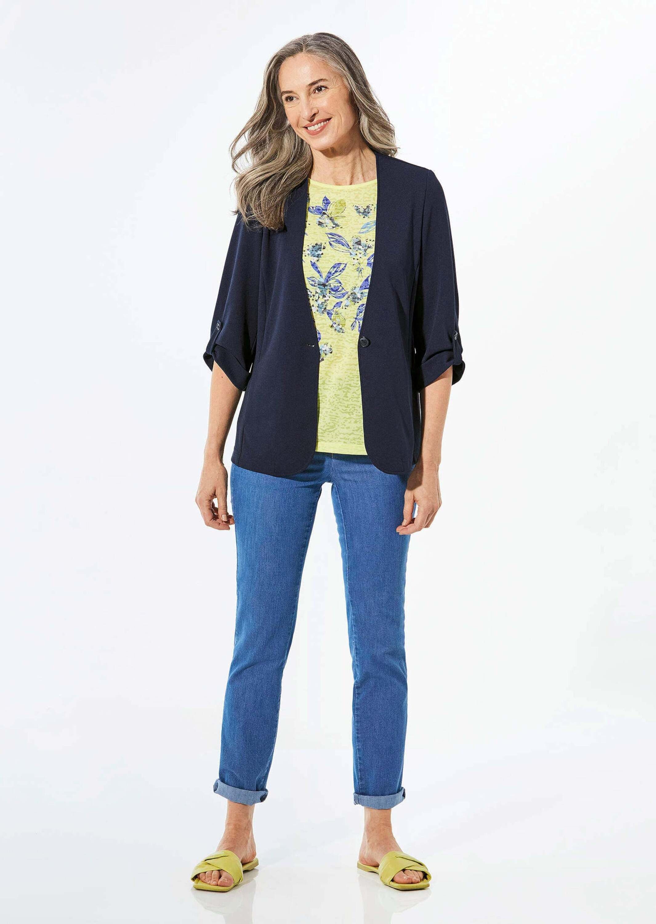 GOLDNER Jackenblazer »Blazer mit Cardiganausschnitt«