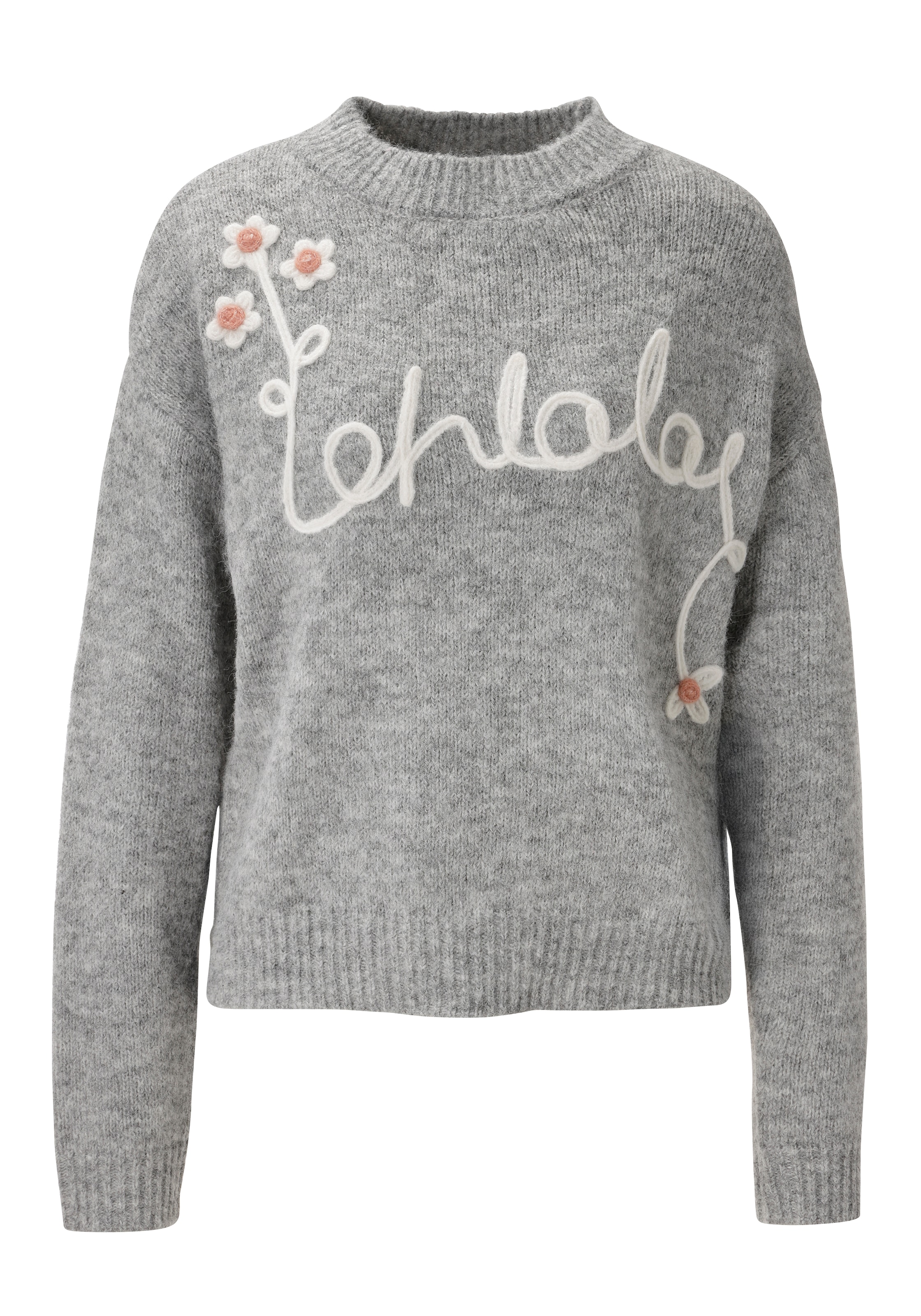 Aniston CASUAL Strickpullover mit Kordel-Applikationen - NEUE KOLLEKTION