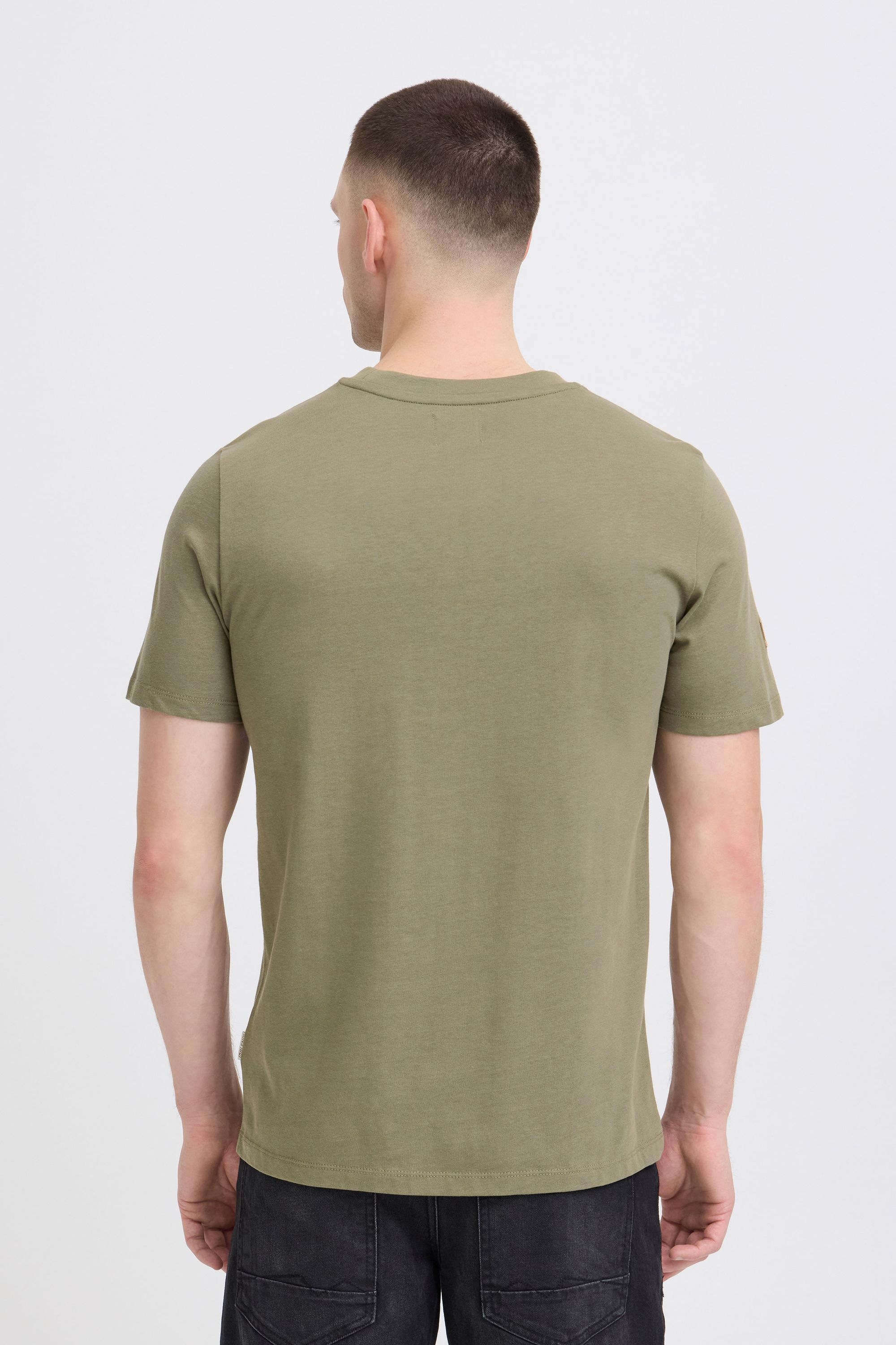 Blend Rundhalsshirt »BHSun« Klassisches T-Shirt mit kleinem Print