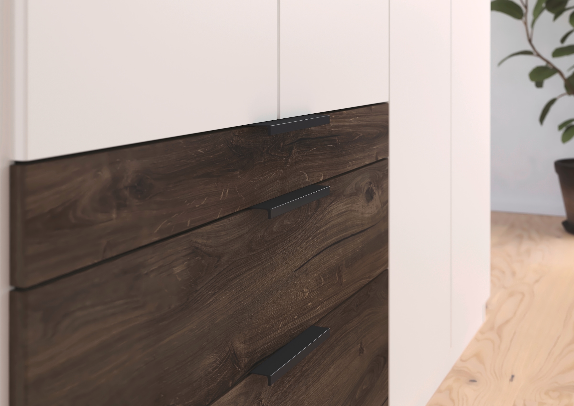 rauch Kleiderschrank »Koda«, (oberer Schubkasten mit praktischer Inneneinteilung), mit symmetrisch angeordneten Schubladen MADE IN GERMANY