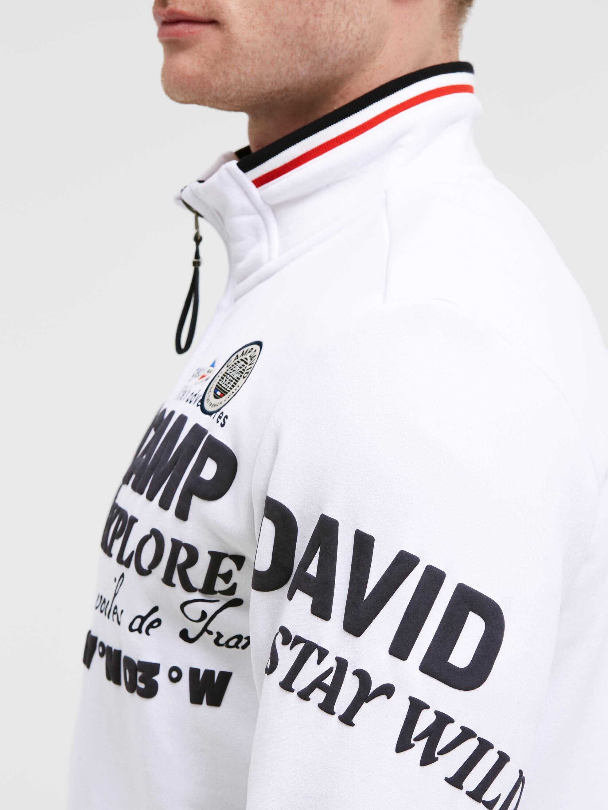 CAMP DAVID Sweatjacke mit weicher Innenseite