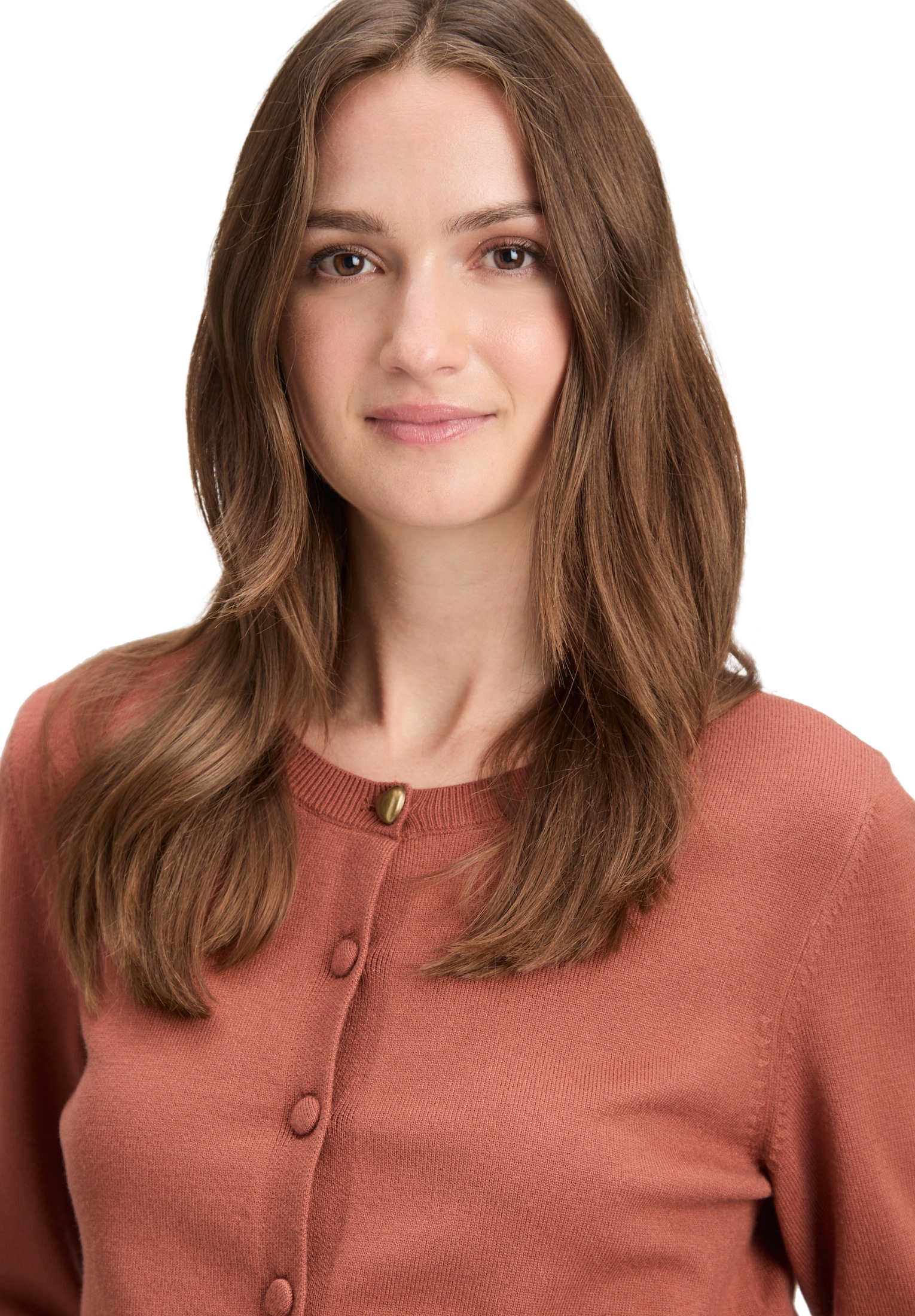 Cartoon Strickjacke »Damen mit Rundhalsausschnitt« 1 Stk.