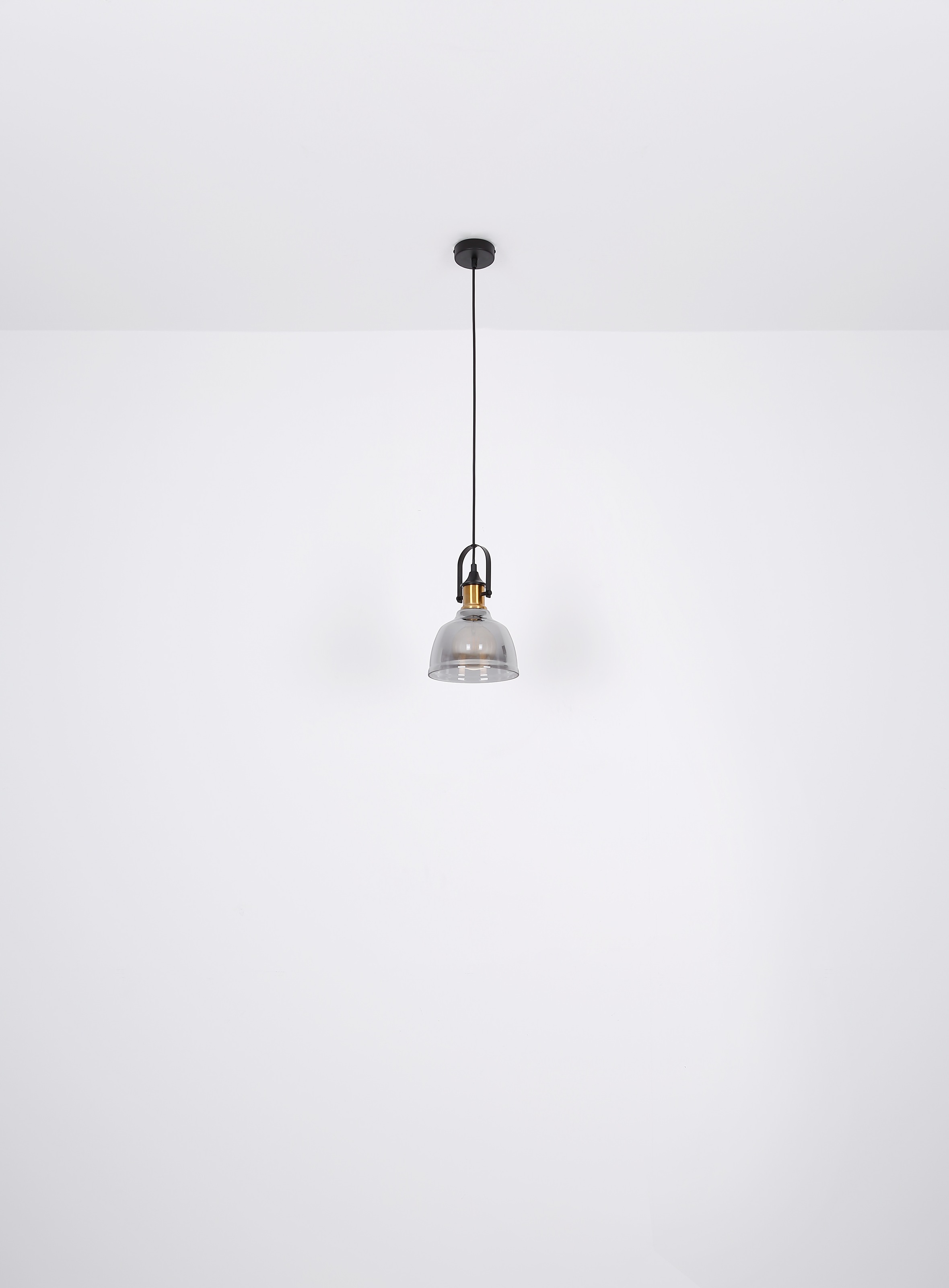GLOBO LIGHTING Hängeleuchte »DOROTHEA«, Leuchtmittel E27 | ohne Leuchtmittel, Hängelampe/Pendelleuchte/Messing/Glas/Wohnzimmer/Esszimmer