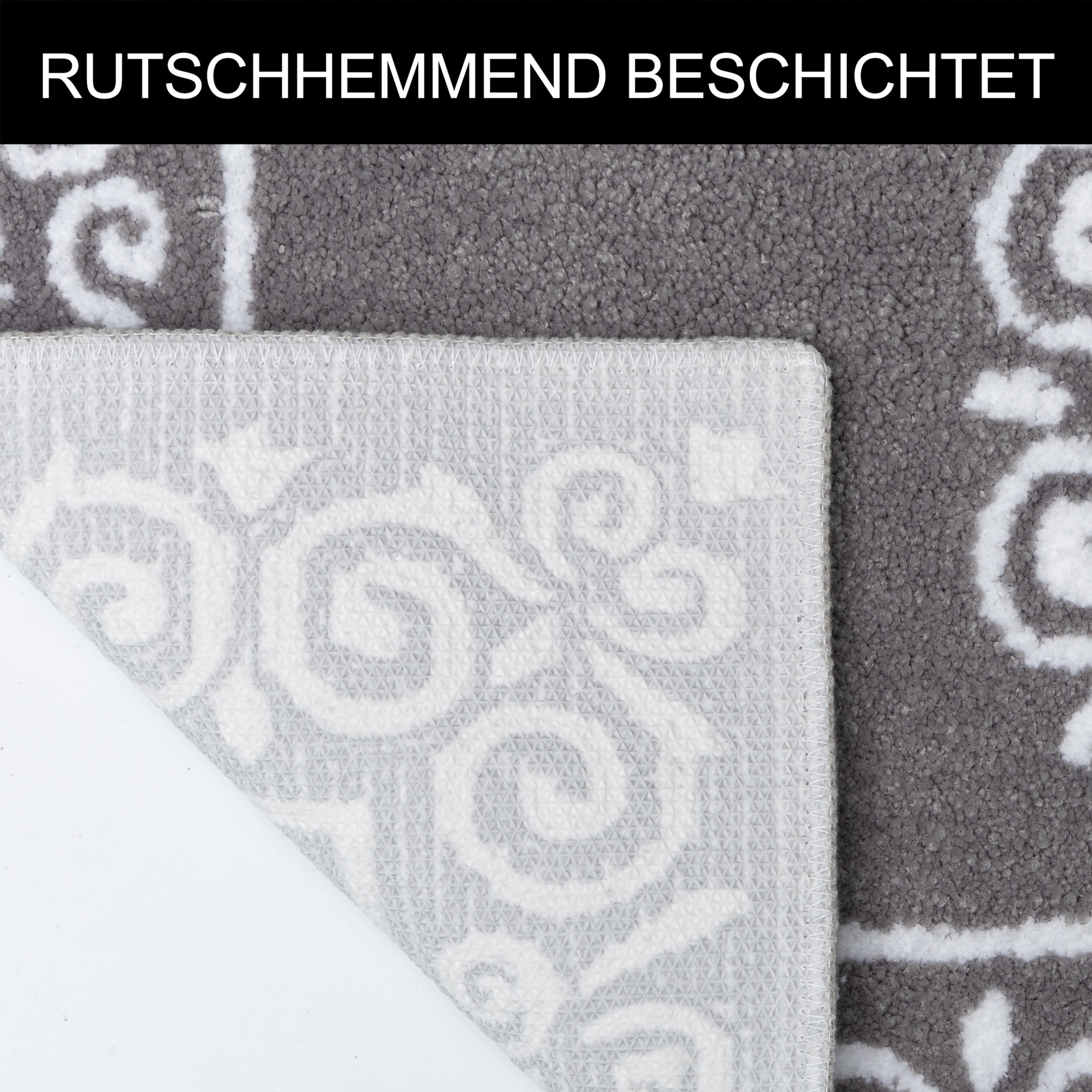 OTTO home Badematte »Dafna, Badteppich, Badvorleger, Badezimmer Teppich« Höhe 12 mm rutschhemmend beschichtet fußbodenheizungsgeeignet | schnell trocknend Orient-Optik, Vintage Design