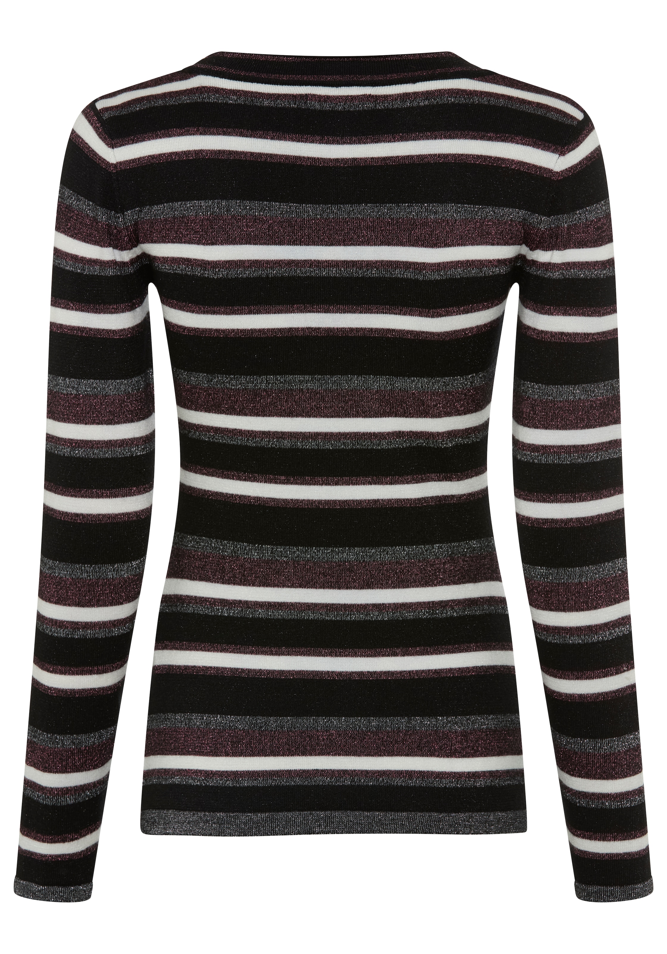 Melrose V-Ausschnitt-Pullover mit weichem Glitzergarn und Pailletten-Details