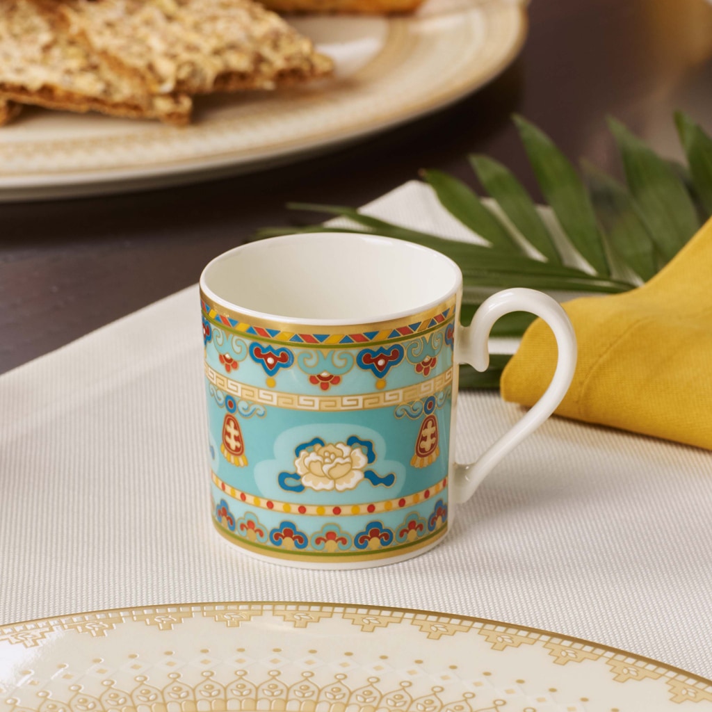 Villeroy & Boch Espressotasse »Espressotasse Samarkand Aquamarin 50 ml bunt«