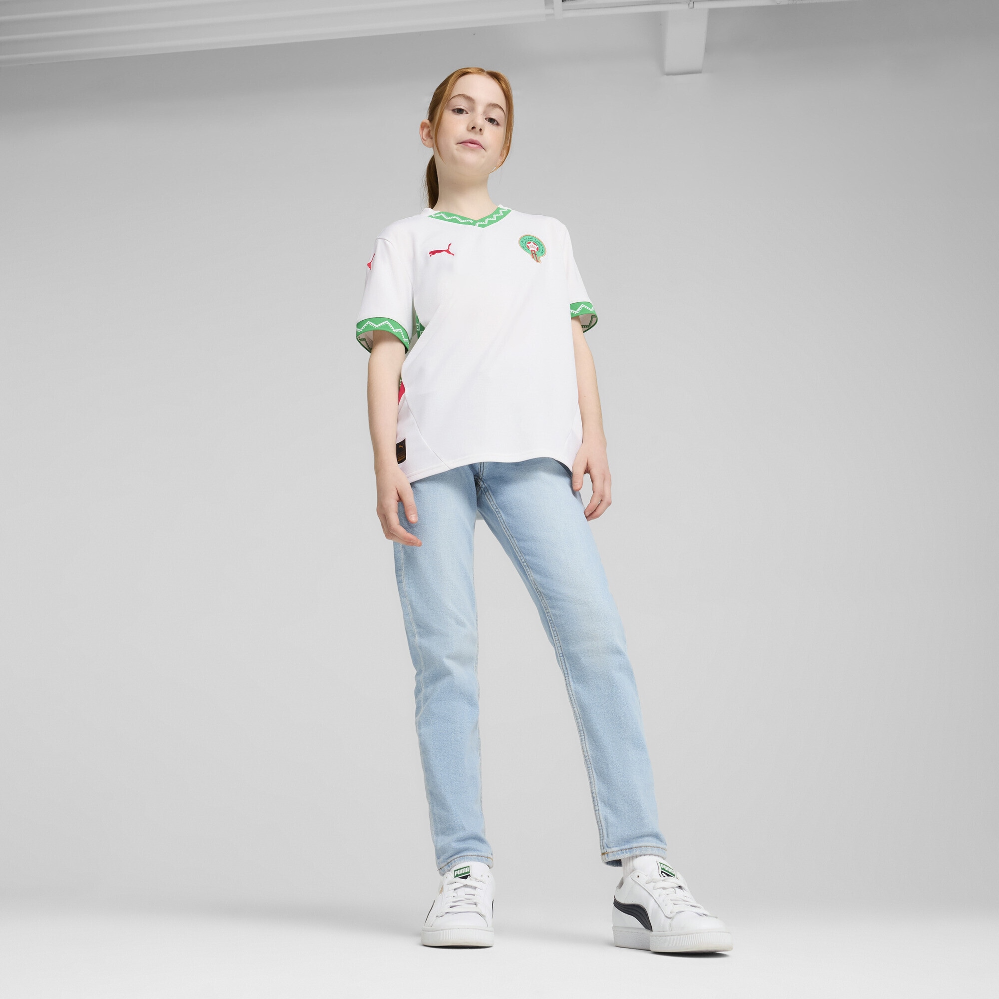 PUMA Trainingsshirt »Marokko 2025 Auswärtstrikot Jugendliche«